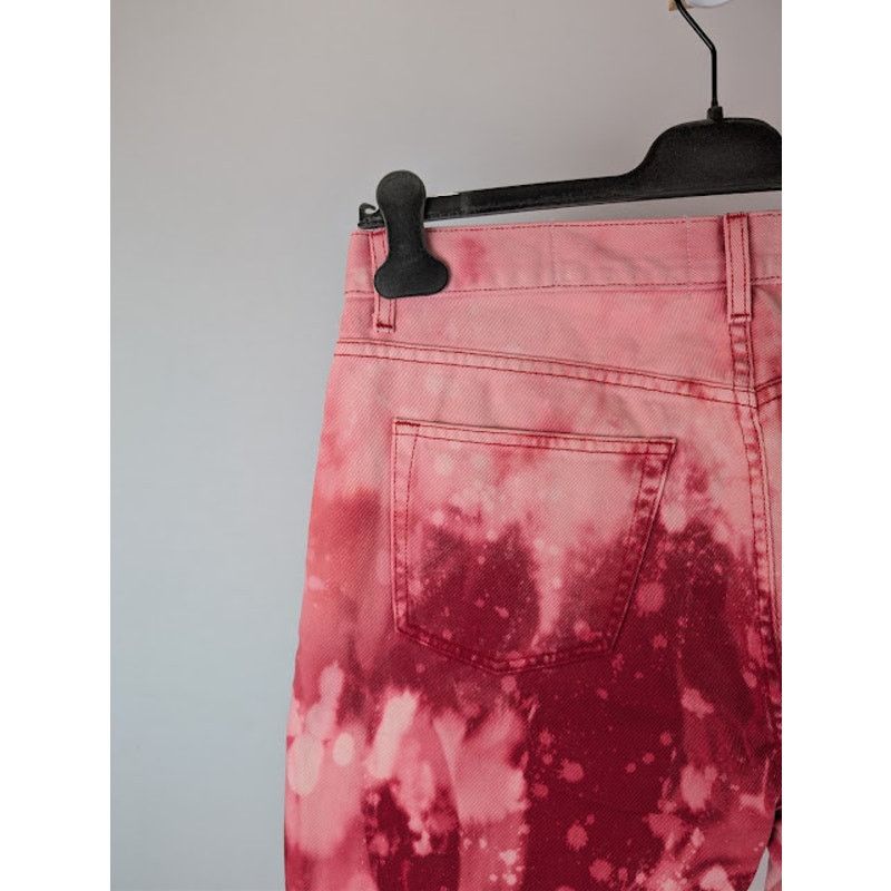 Gallery Dept. o1rshd1 Biscayne Tie-Dye Slim Fit Denim Jeans in Red Size US 32 / EU 48 - 15 Thumbnail
