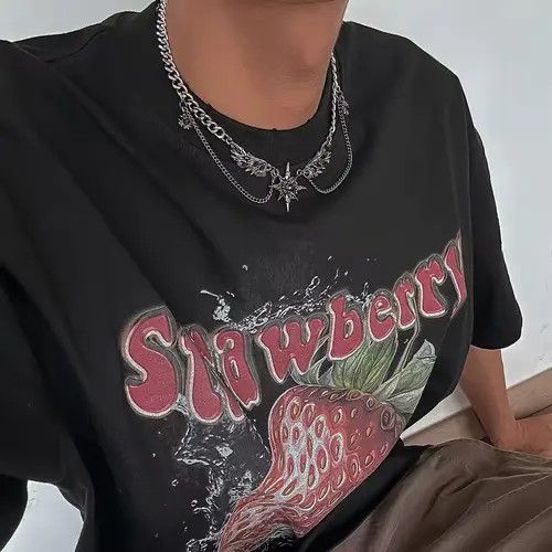 Jewelry Hip Hop Geometric Octagonal Star Wing Pendant Choker Size ONE SIZE - 3 Thumbnail