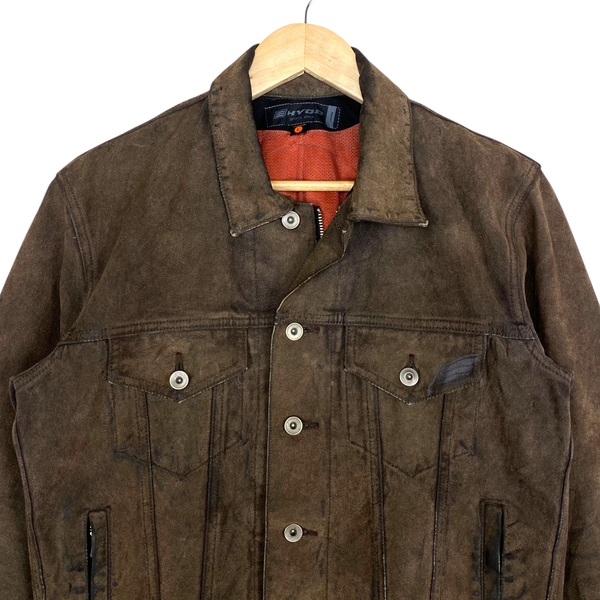 Kadoya 💥HYOD JAPAN BIKER SUEDE LEATHER JACKET Size US M / EU 48-50 / 2 - 4 Thumbnail