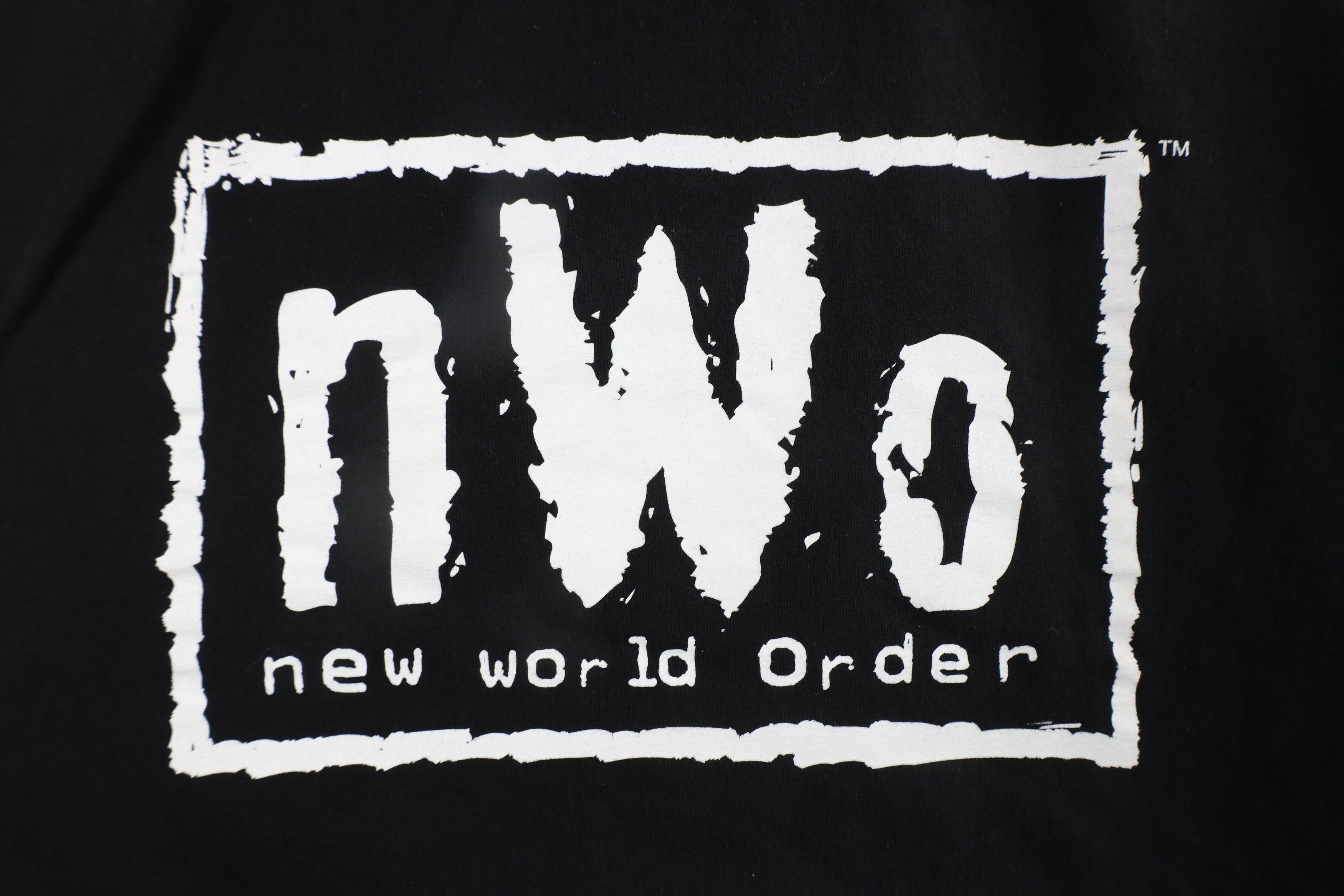 Vintage Retro WWE Out NWO New World Order Wrestling T-Shirt Black Size US L / EU 52-54 / 3 - 4 Thumbnail