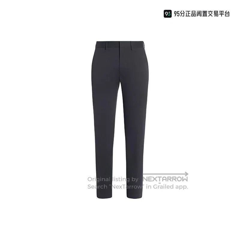 Ermenegildo Zegna Zegna FW21 Men's Slim Pleated Zip Suit Pants. Size US 28 / EU 44 - 3 Thumbnail