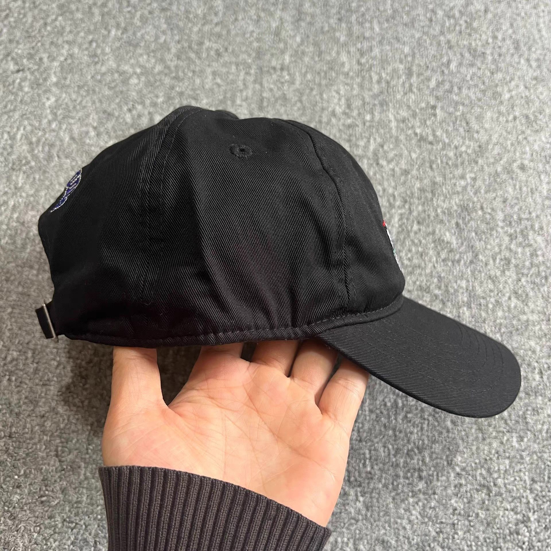 Cross Colours CrossColoursEmbroideredCurvedBrim Baseball Cap / Sun Hat Q7 Size ONE SIZE - 8 Thumbnail