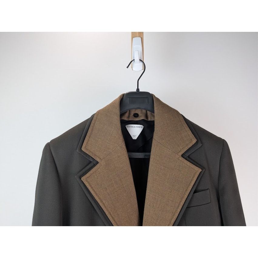 Bottega Veneta o1rshd1 Compact Wool Jacket in Kale Size US M / EU 48-50 / 2 - 3 Thumbnail