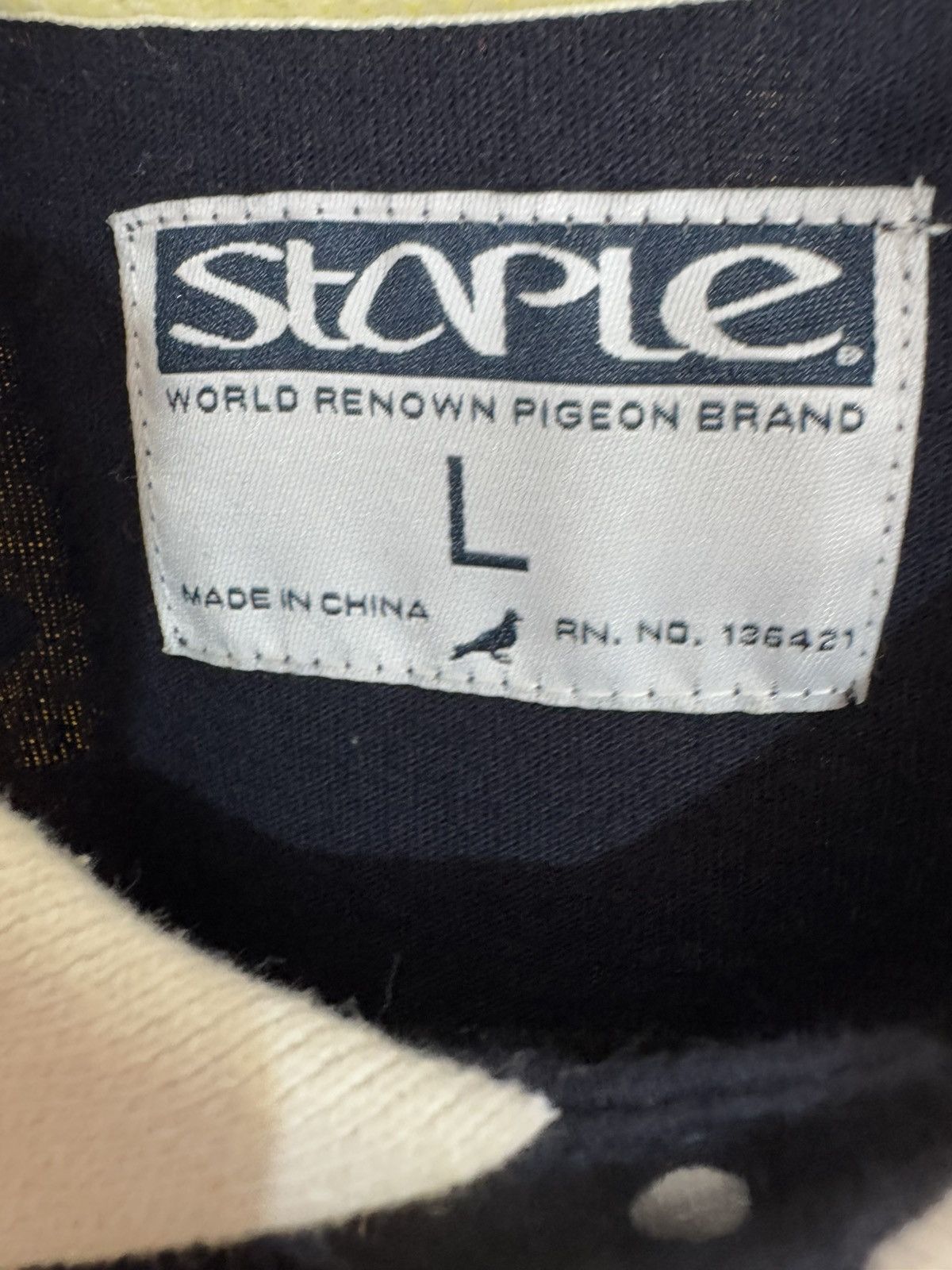 Staple STAPLE Polo Polka Dots Navy “storied” Size US L / EU 52-54 / 3 - 2 Thumbnail
