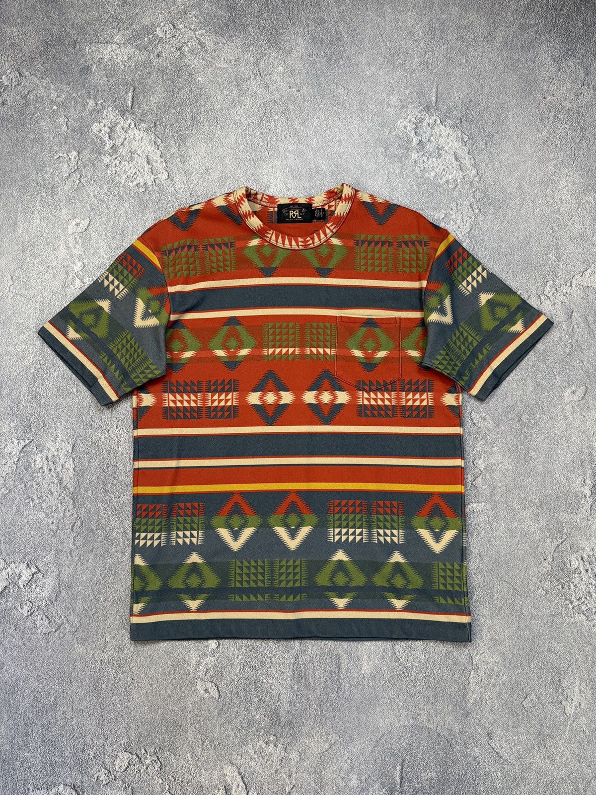 RRL Ralph Lauren RRL Double Western Pattern Ralph Lauren Tee Size US M / EU 48-50 / 2 - 1 Thumbnail
