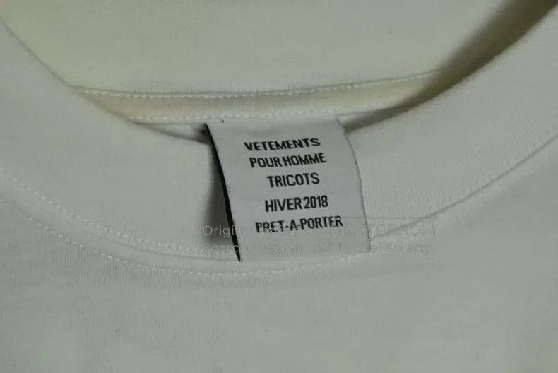 Vetements Vetements Menu Print Short Sleeve Size US M / EU 48-50 / 2 - 3 Thumbnail