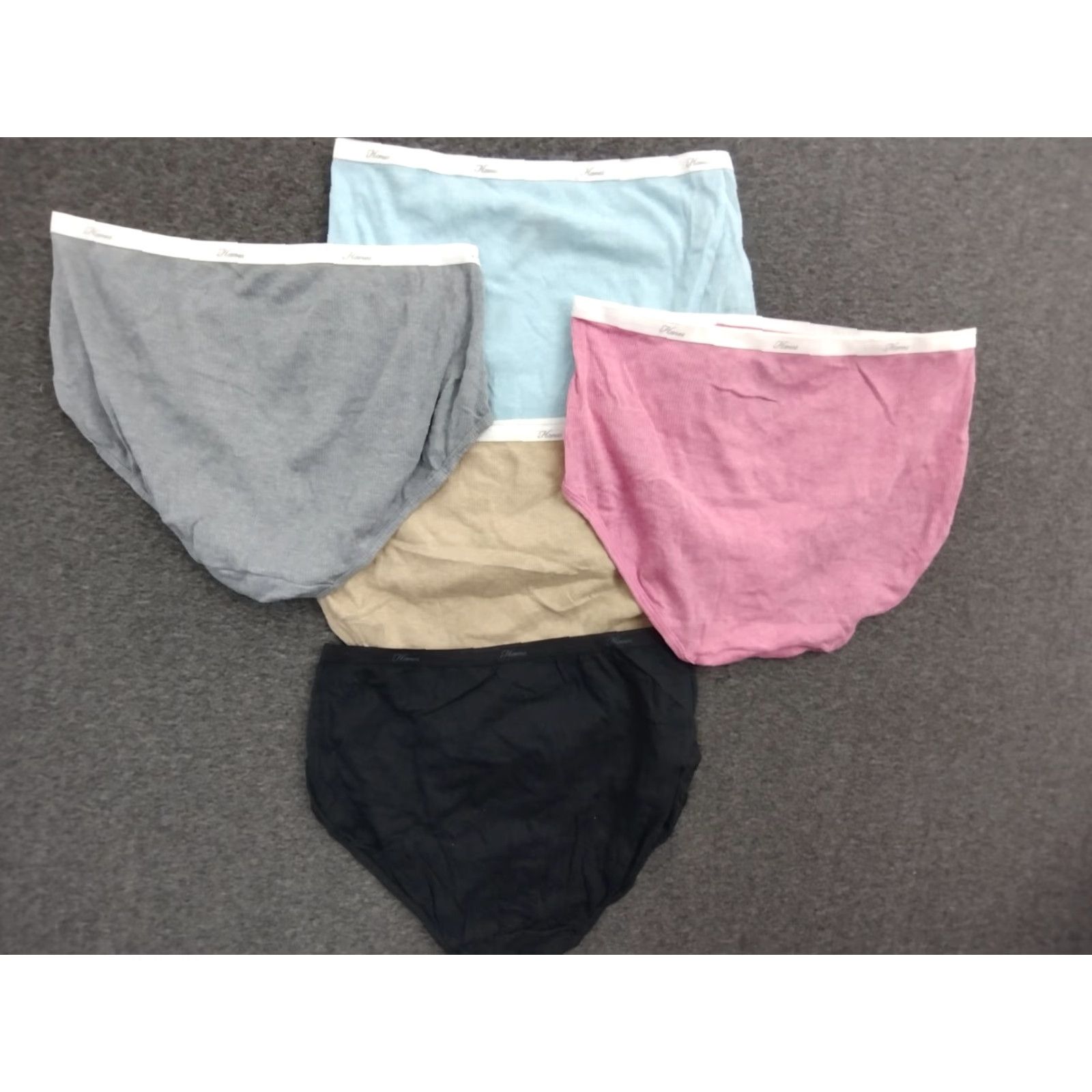 Hanes Hanes Hi-Cut Panties 5 Pack Women's Cotton Underwear 7 L Multicolor Size 28" / US 6 / IT 42 - 2 Thumbnail