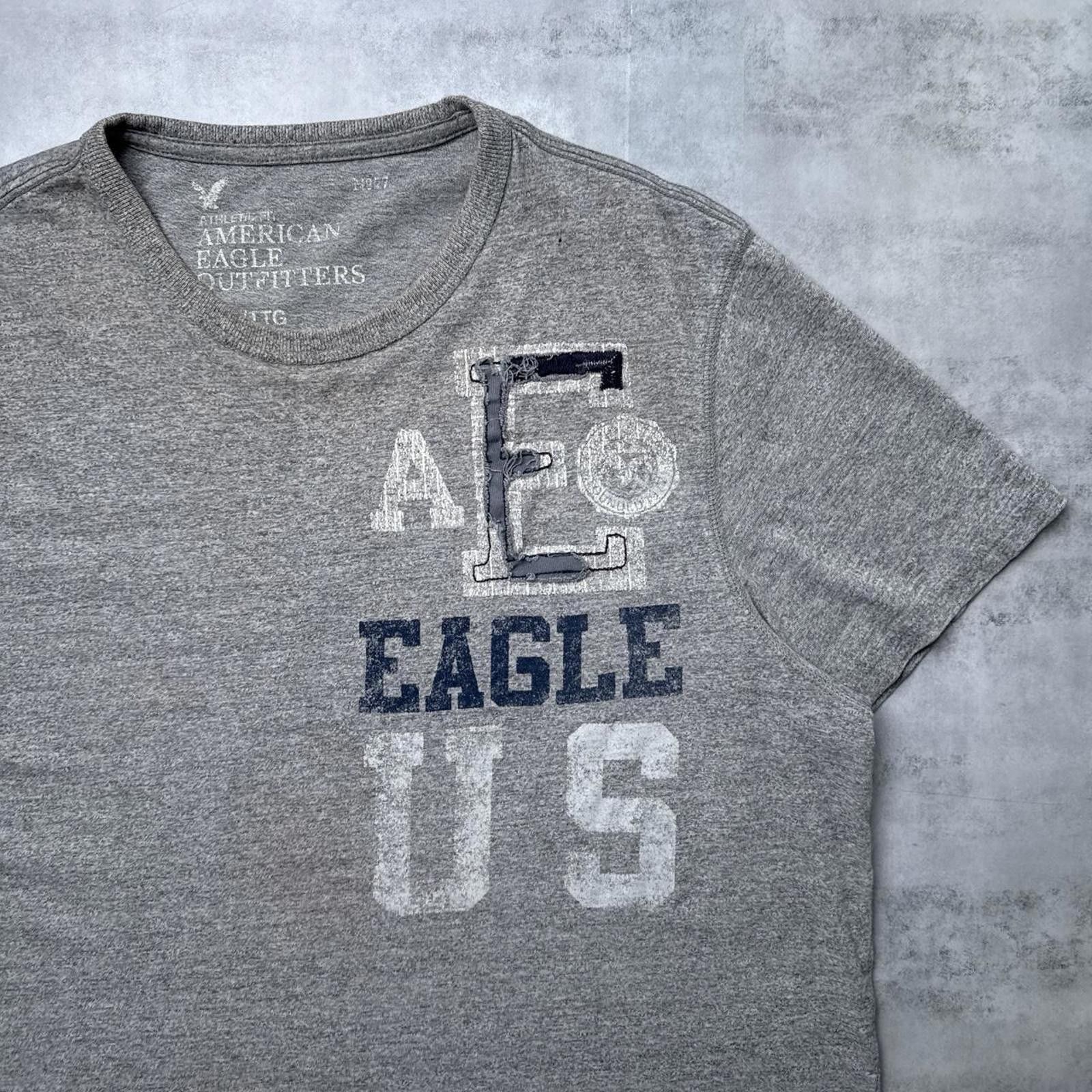 American Eagle Outfitters Y2K American Eagle 00s Gray T shirt Size US XXL / EU 58 / 5 - 3 Thumbnail