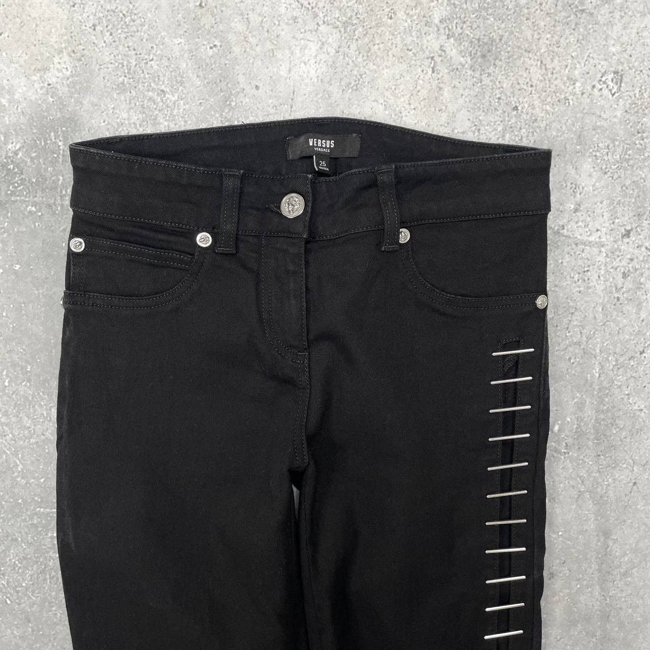 Versus Versace Versace Versus Slim Fit Jeans Women’s Black Size 25 Size 25" / US 0 / IT 36 - 3 Thumbnail