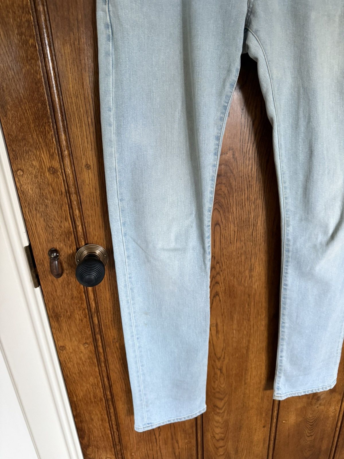 Saint Laurent Paris SS14 Saint Laurent light wash denim jeans Hedi Slimane 31 Size US 31 - 14 Thumbnail