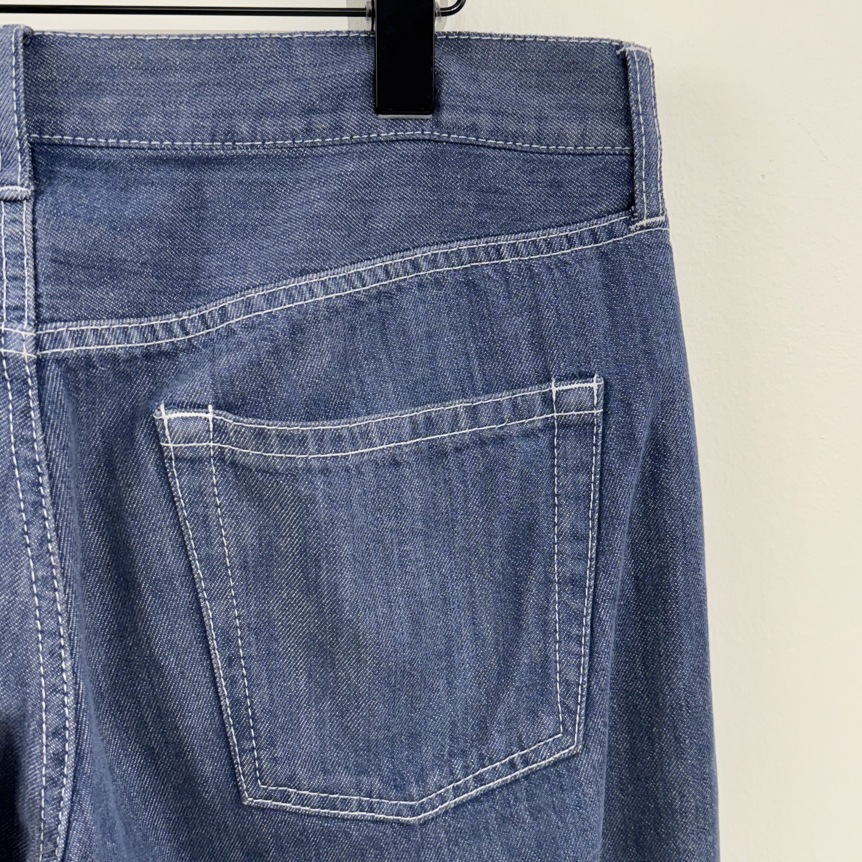 Comme des Garcons Homme Comme des Garcons Homme 2007 Straight Leg Denim Pants Size US 32 / EU 48 - 8 Thumbnail