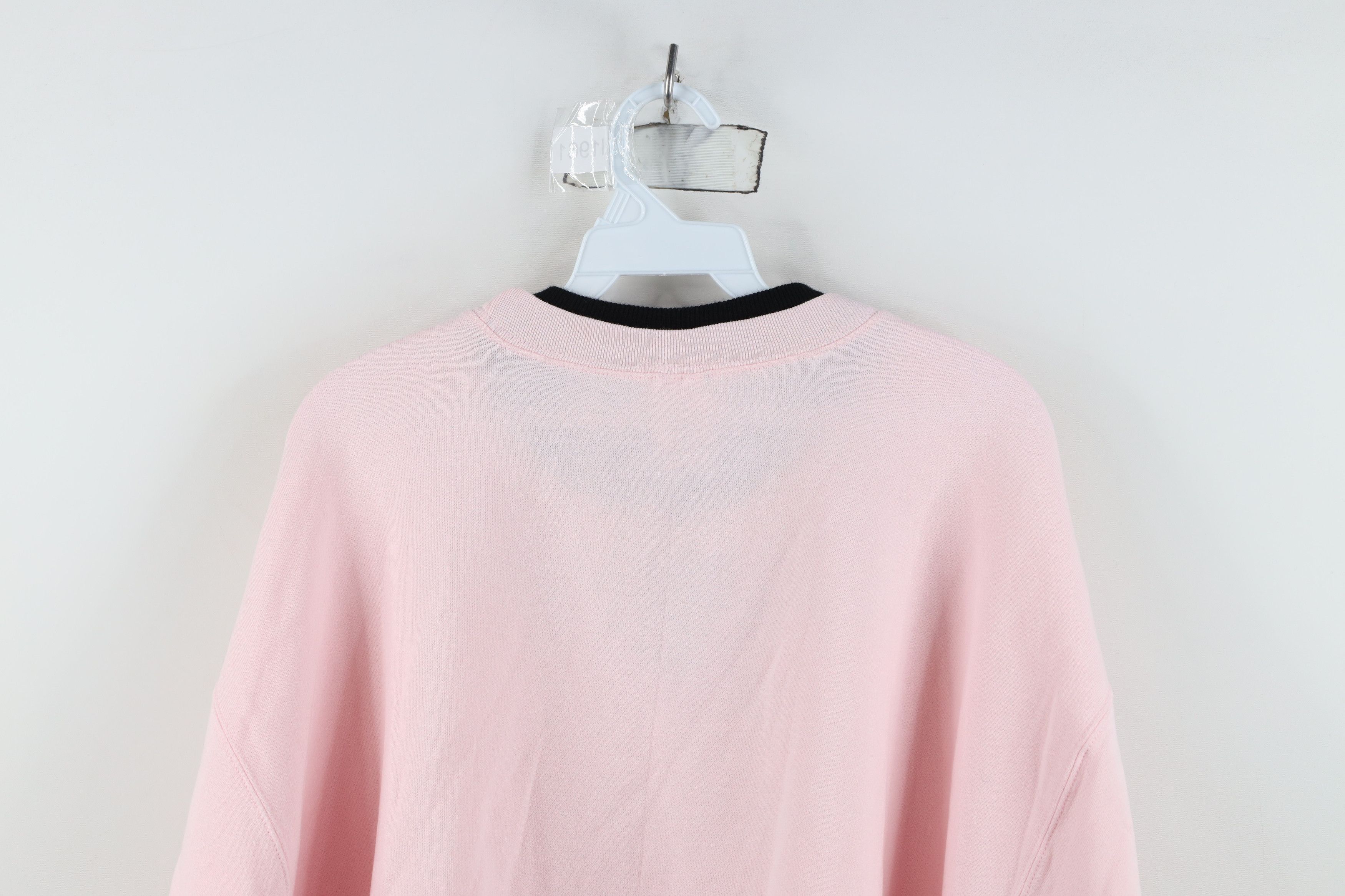 Vintage Vintage 90s Streetwear Flower Heart Grandma Sweatshirt Pink Size 3XL / US 20-22 - 11 Thumbnail