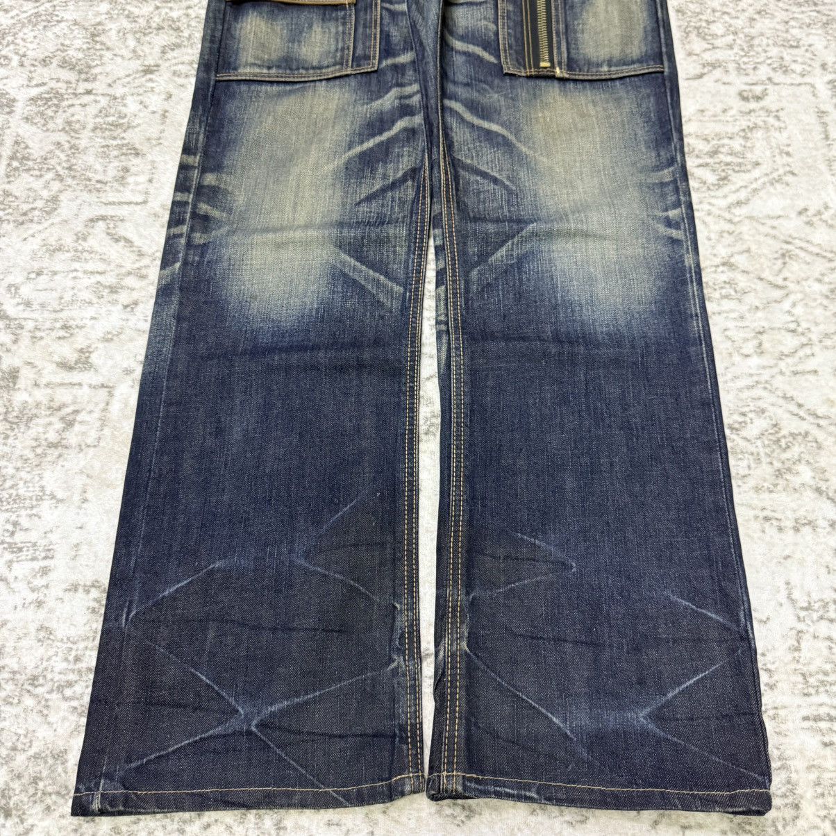 Edwin Vintage Edwin Blue Trip 512 Bush Pocket Mud Wash Jeans Size US 32 / EU 48 - 3 Thumbnail