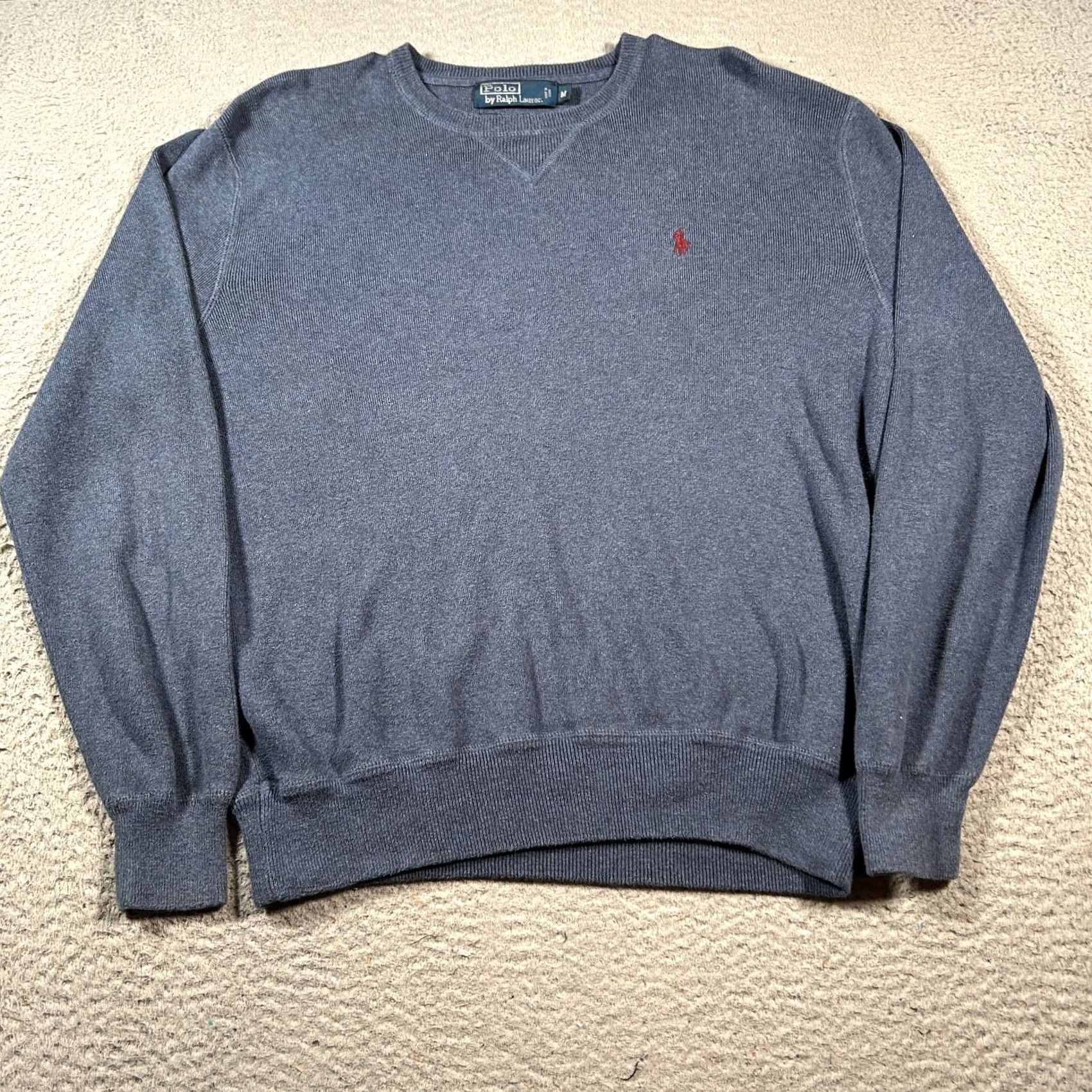 Polo Ralph Lauren VINTAGE Polo Ralph Lauren Mens Blue Sweater Kid? Size US M / EU 48-50 / 2 - 2 Thumbnail