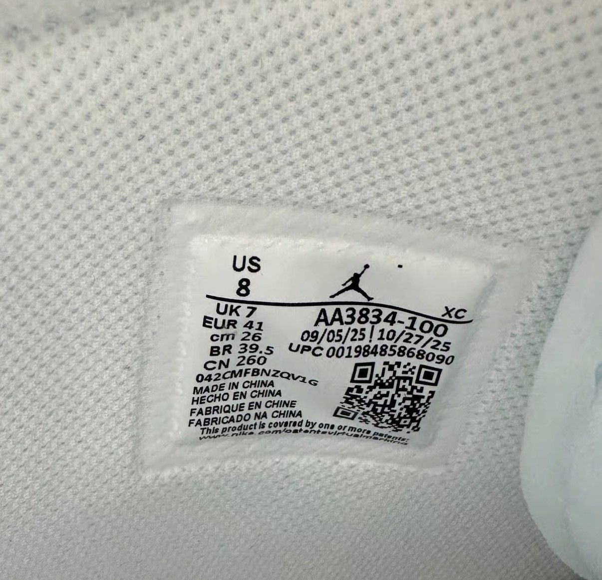 Jordan Brand Jordan × Virgil Abloh Archive Alaska AJ1 VAA Sneakers J42 Size US 8 / EU 41 - 7 Thumbnail