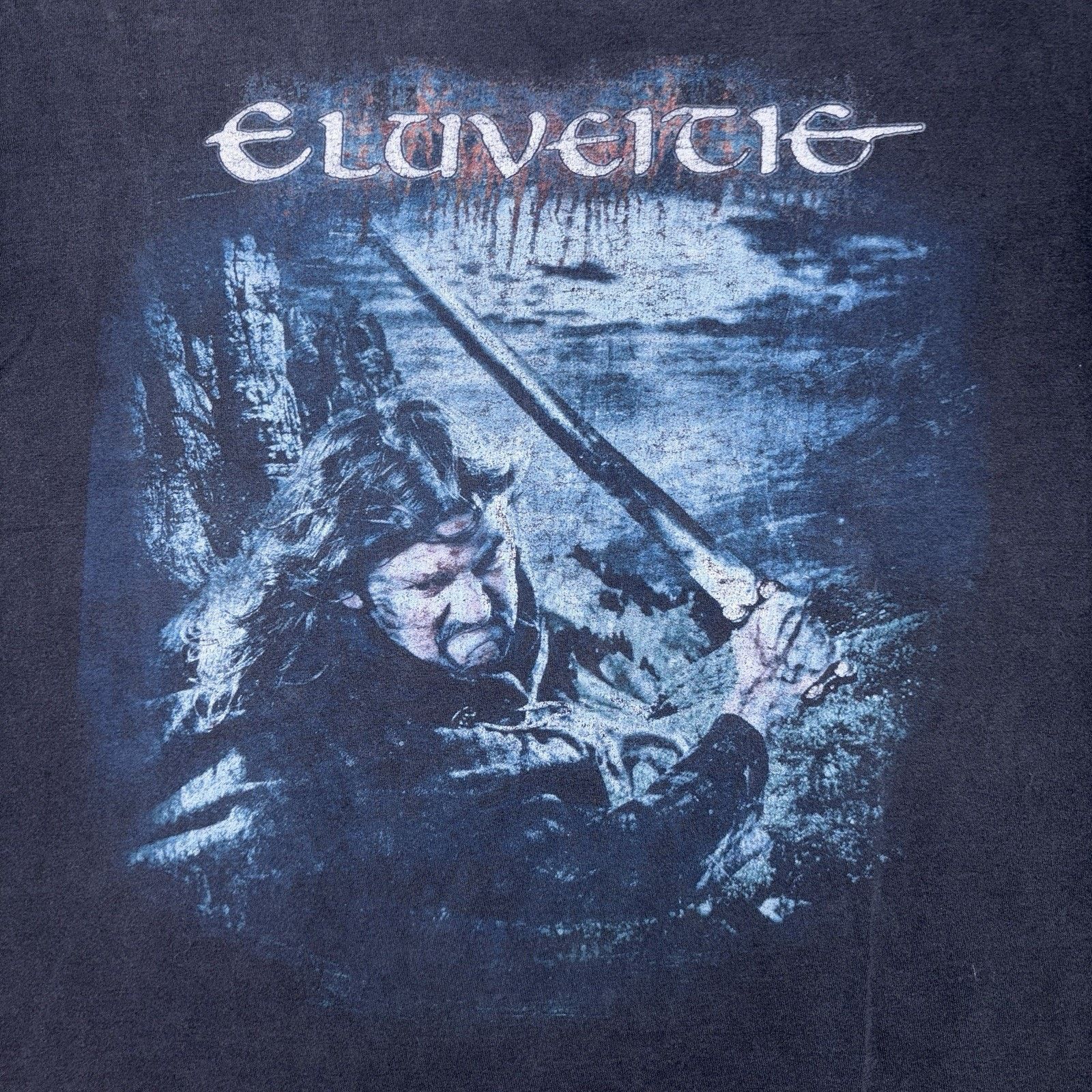 Vintage Vintage Y2K Eluveitie Band Graphic Tee Sz L Distressed Tour Size US L / EU 52-54 / 3 - 2 Thumbnail