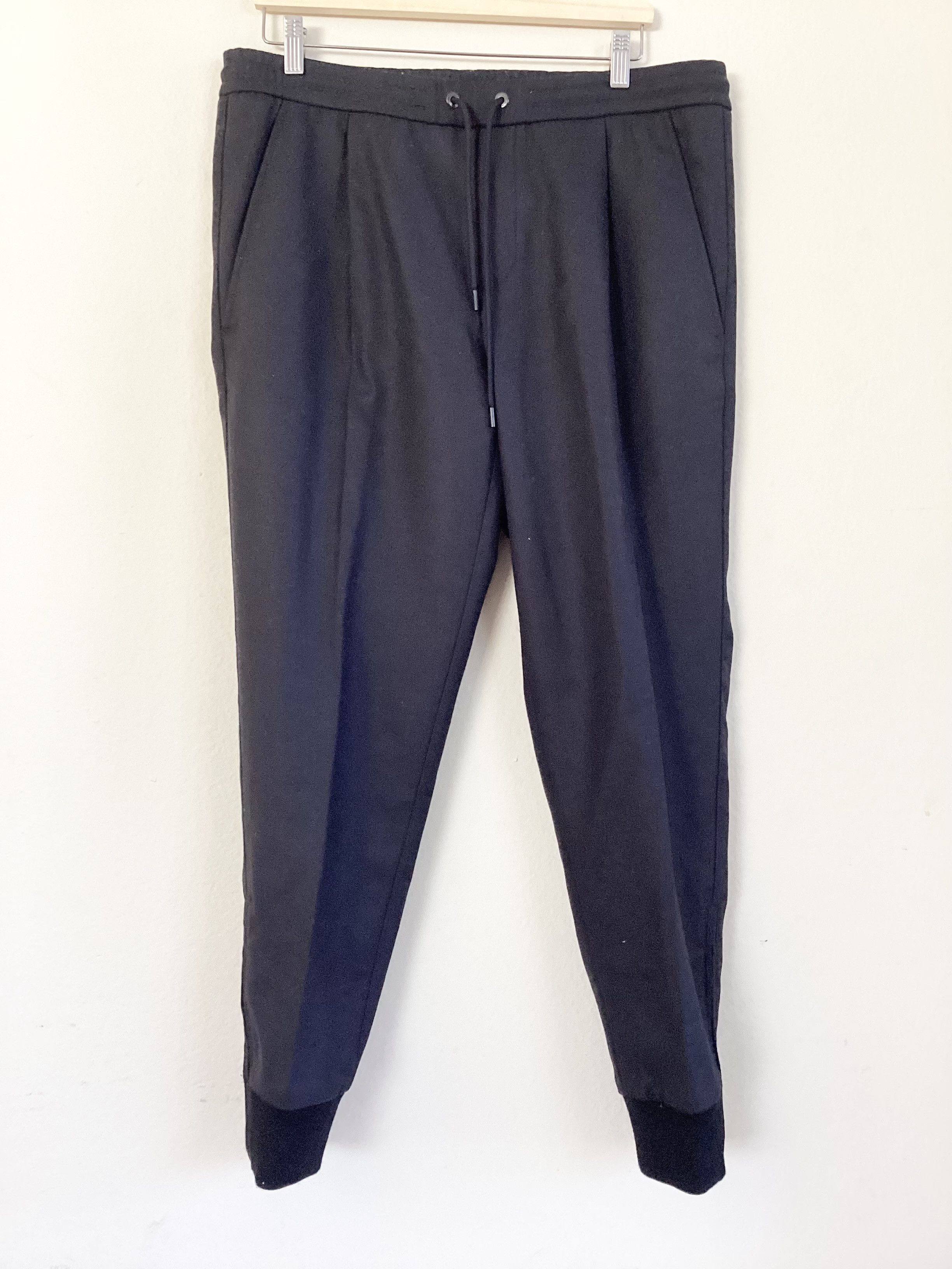 Moncler (48)Moncler Wool Rib Pant Black $598 Retail Size US 36 / EU 52 - 1 Thumbnail