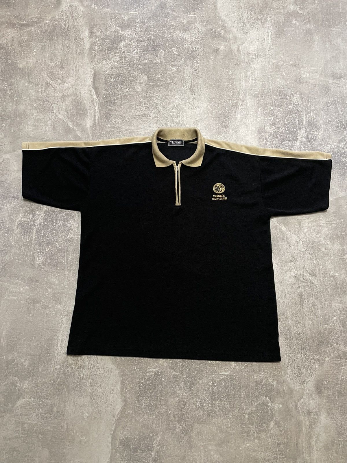 Versace Vintage Versace Polo Shirt 90s Size US L / EU 52-54 / 3 - 6 Thumbnail