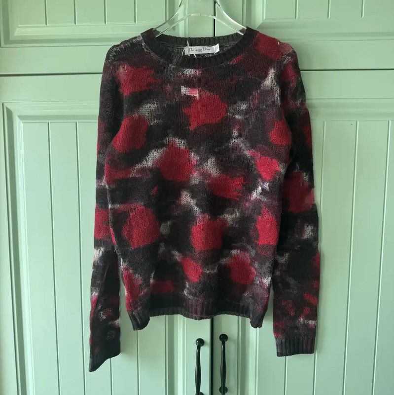 Dior Dior Multicolor Wool Women's Sweater 0089 Size S / US 4 / IT 40 - 1 Thumbnail
