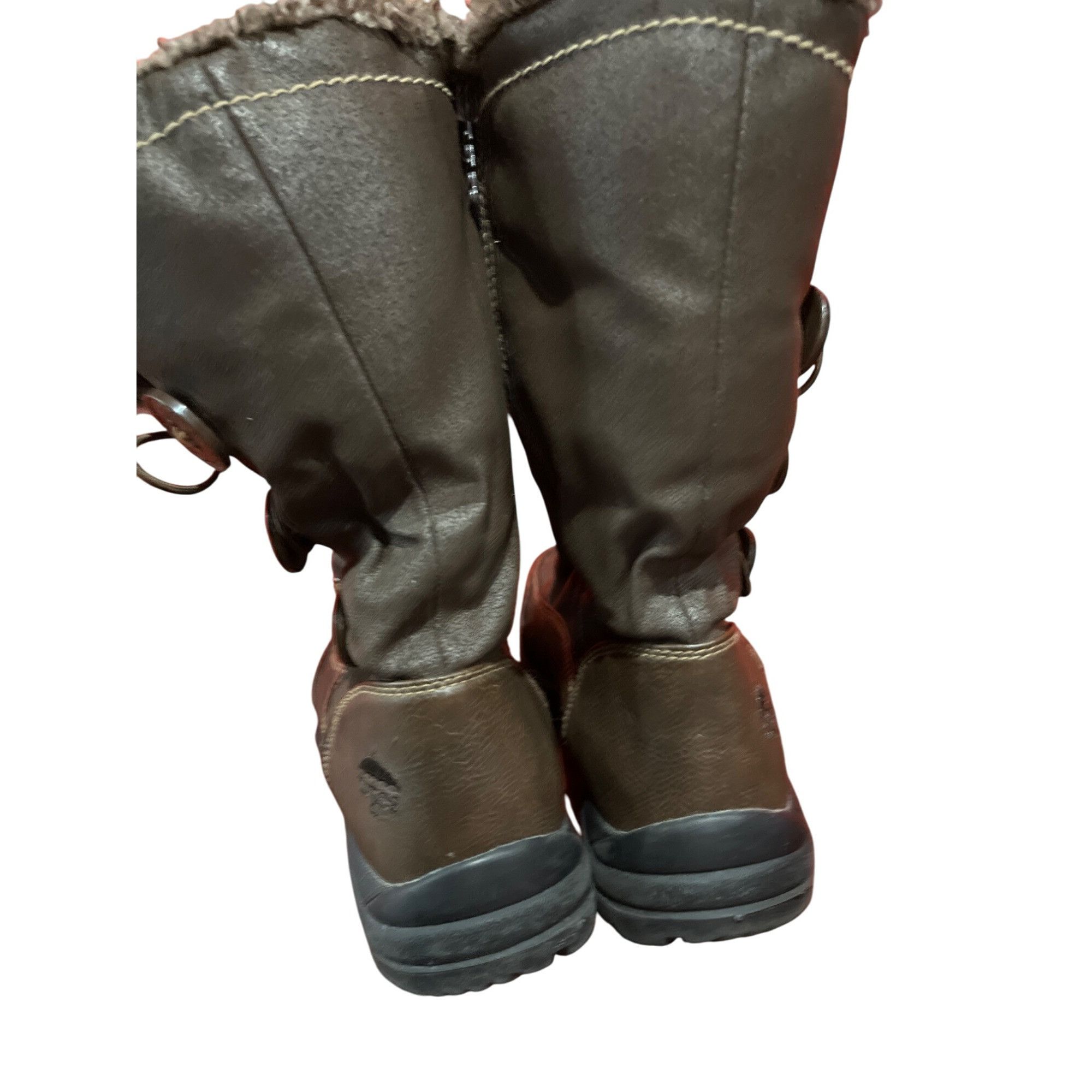 Other Totes Womens Brown Winter Boots Faux Fur Sz 8 SKU 8945 Size US 8 / IT 38 - 4 Thumbnail