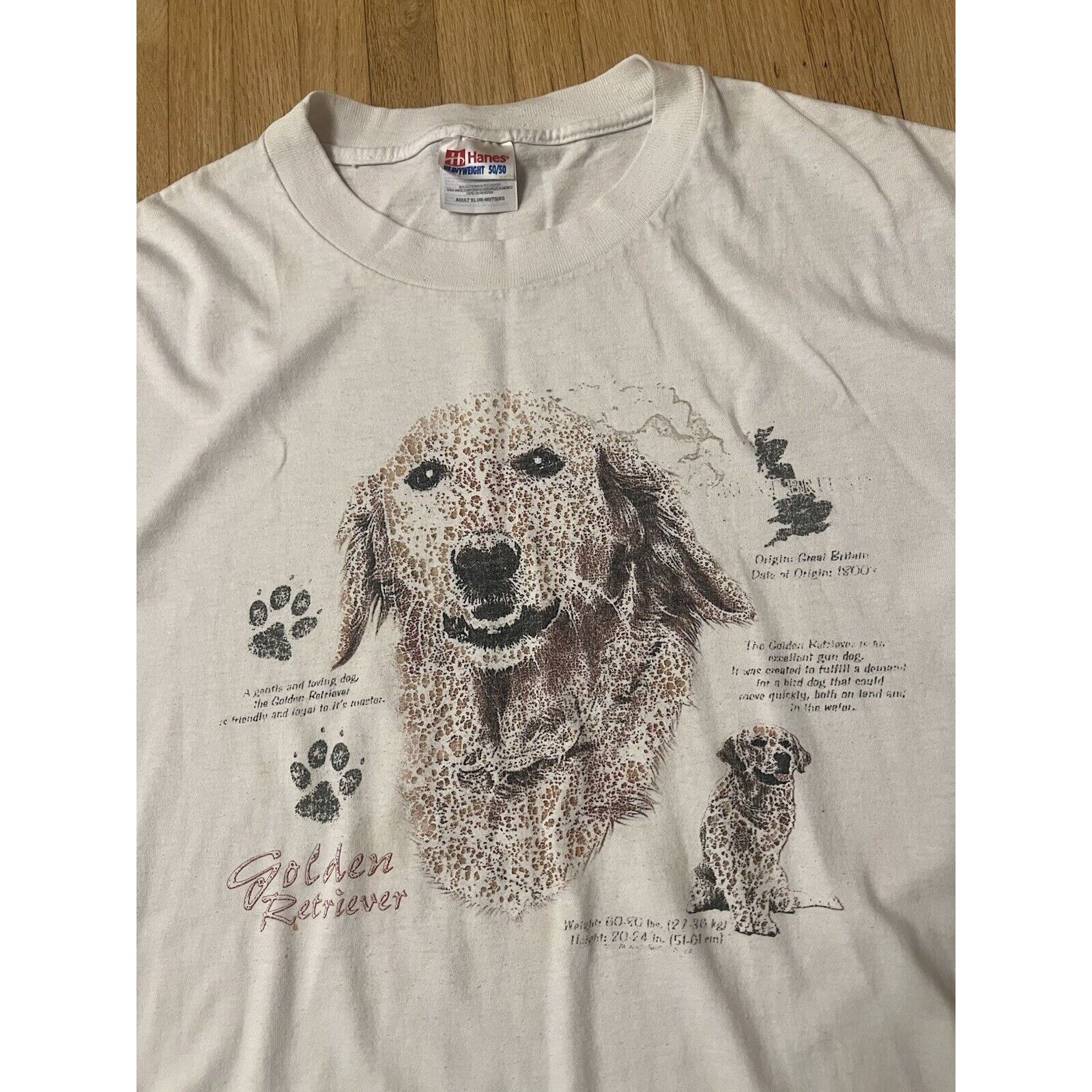 Hanes Vintage Hanes Heavyweight 50/50 T-Shirt XL Dog Graphic Size US XL / EU 56 / 4 - 2 Thumbnail