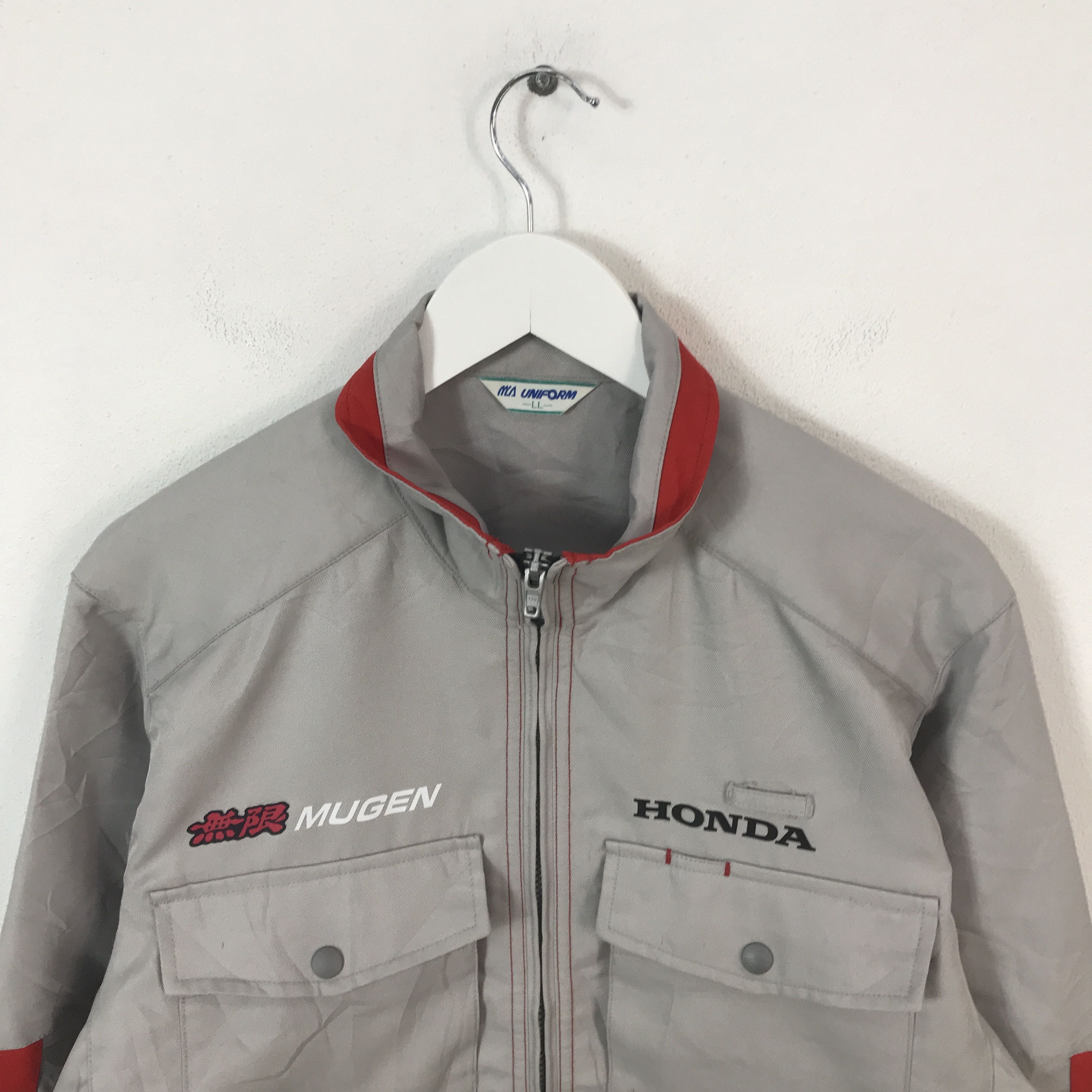 Honda Vtg Honda racing mugen Uniform Japan custom jacket Size US L / EU 52-54 / 3 - 3 Thumbnail