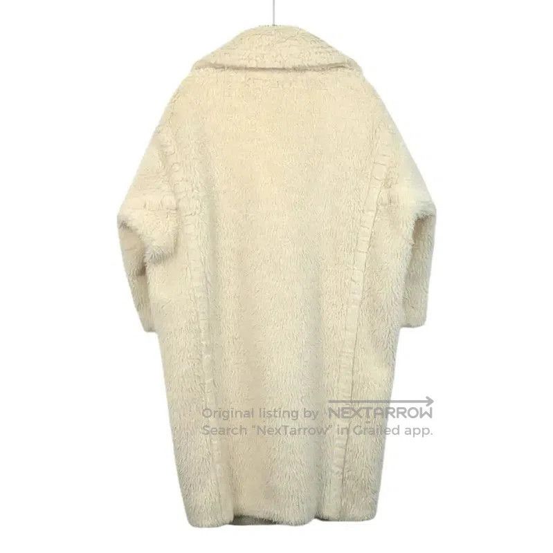 Max Mara MaxMara White Alpaca Wool Women's Coat . Size XS / US 0-2 / IT 36-38 - 2 Thumbnail