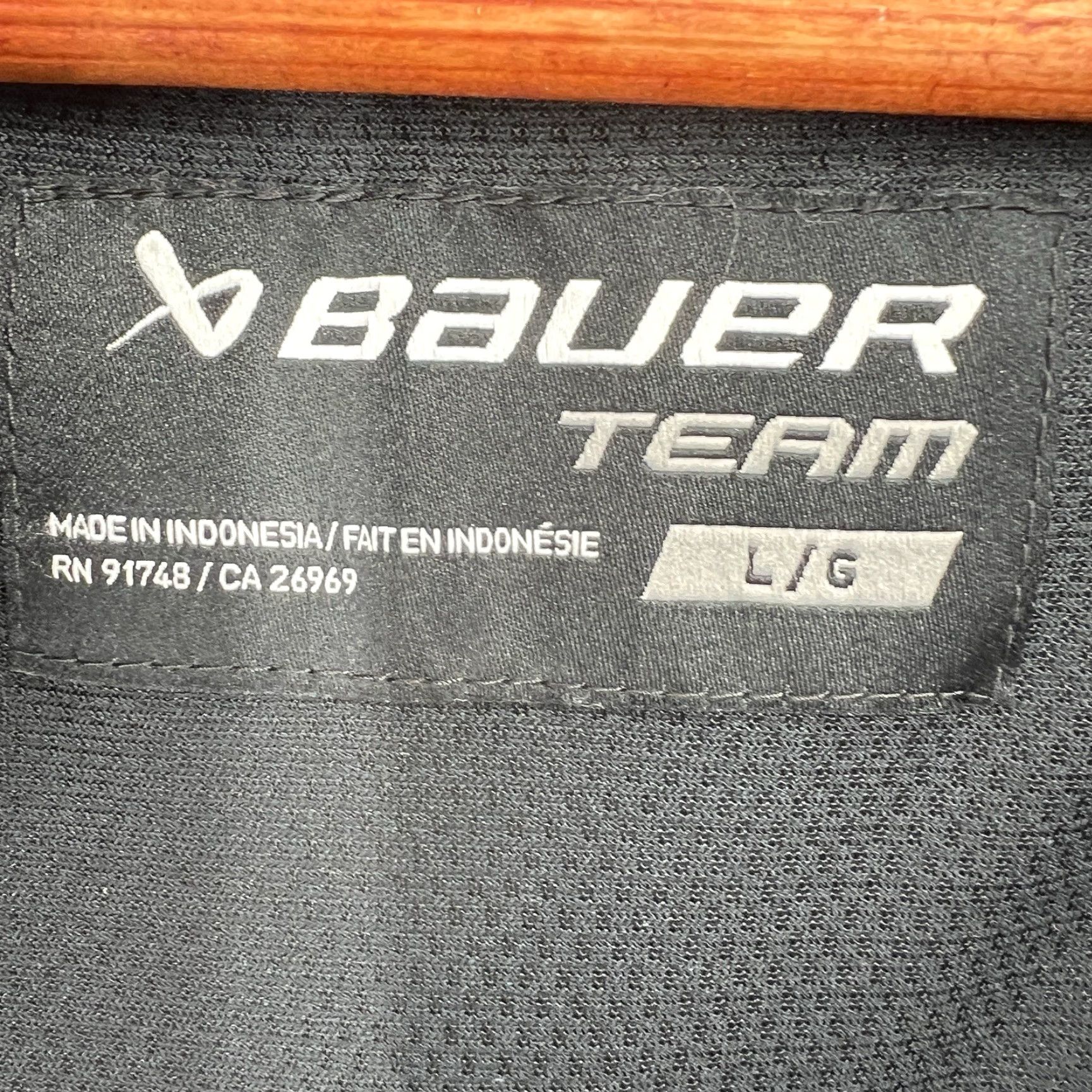 Vintage Bauer Team Hockey Lightweight Jacket Black Size Large Mens Jacket Windbreaker Zip Embroidered Logo Nylon Lightweight Hockey Zipper Black 2000s? Size US L / EU 52-54 / 3 - 7 Thumbnail