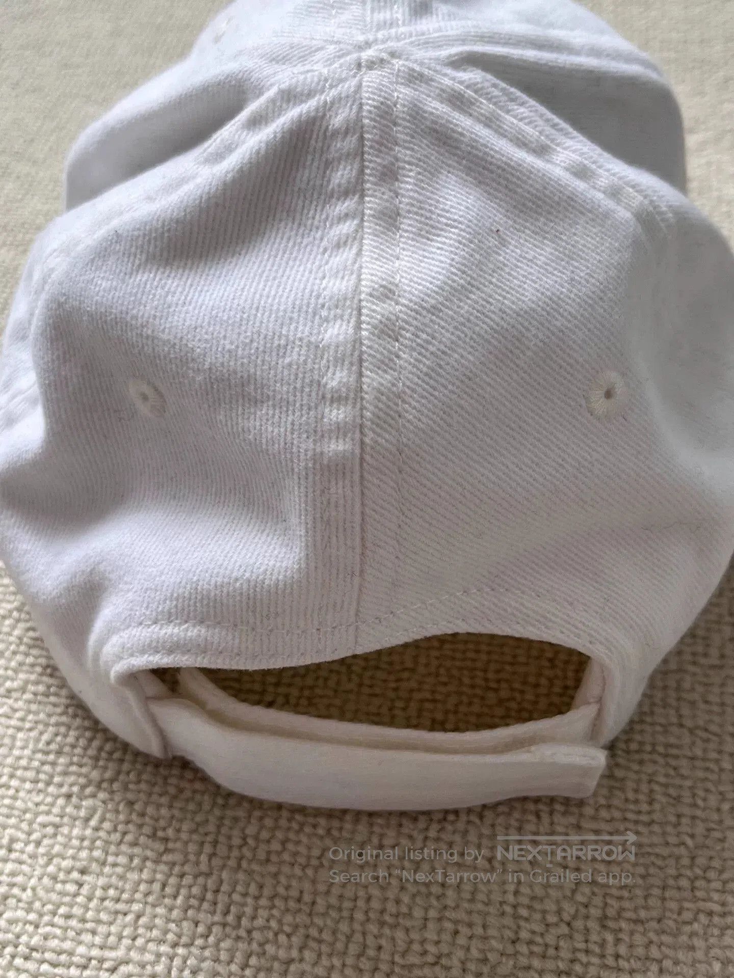 Balenciaga balenciaga embroidered logo cotton duck cap. Size ONE SIZE - 3 Thumbnail