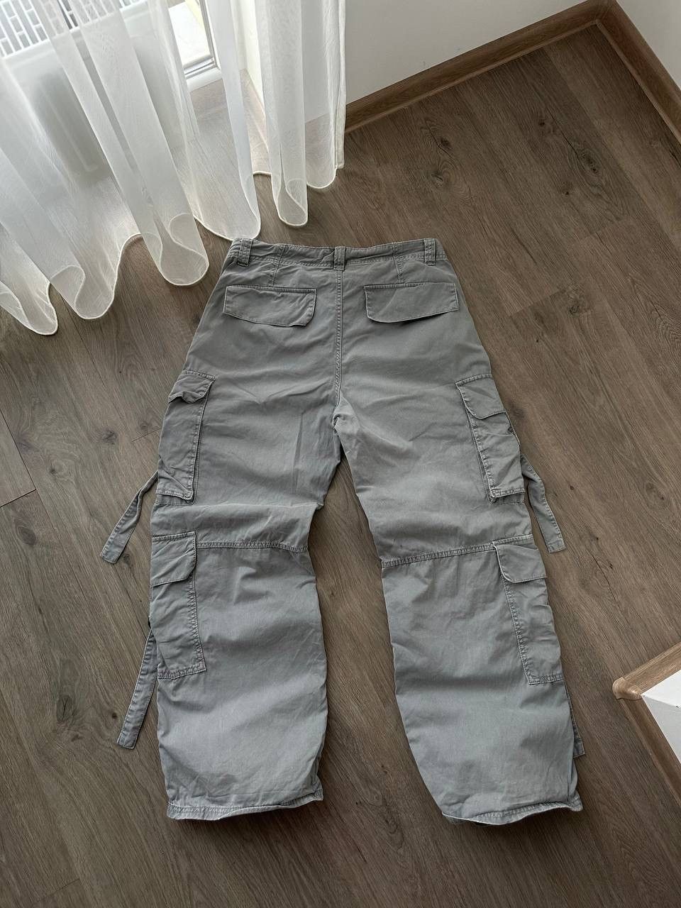 Japanese Brand × Vintage Vintage Japanese Baggy Gray Cargo Pocket Pants Size US 32 / EU 48 - 10 Thumbnail