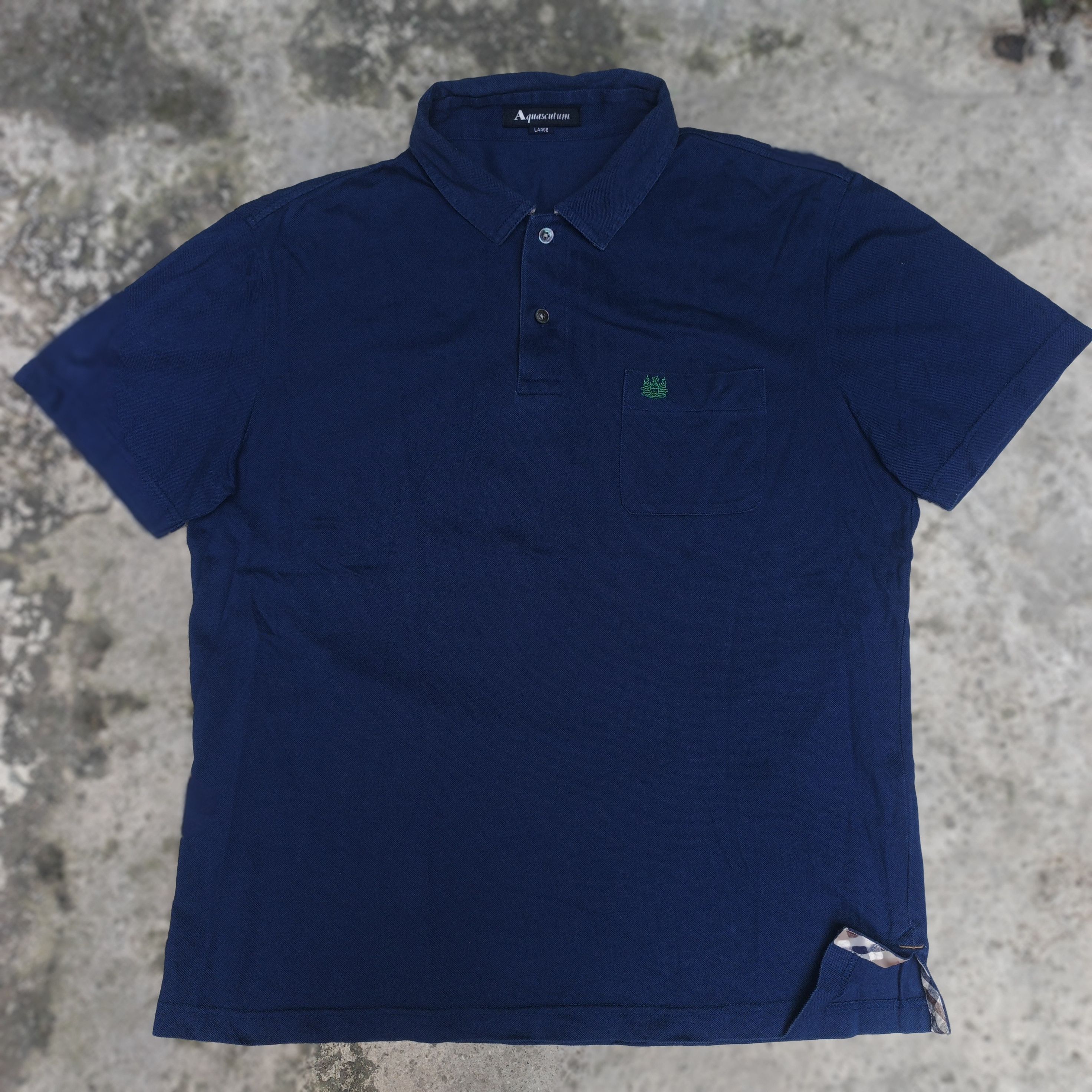 Aquascutum Aquascutum poloshirt vintage Size US L / EU 52-54 / 3 - 1 Thumbnail