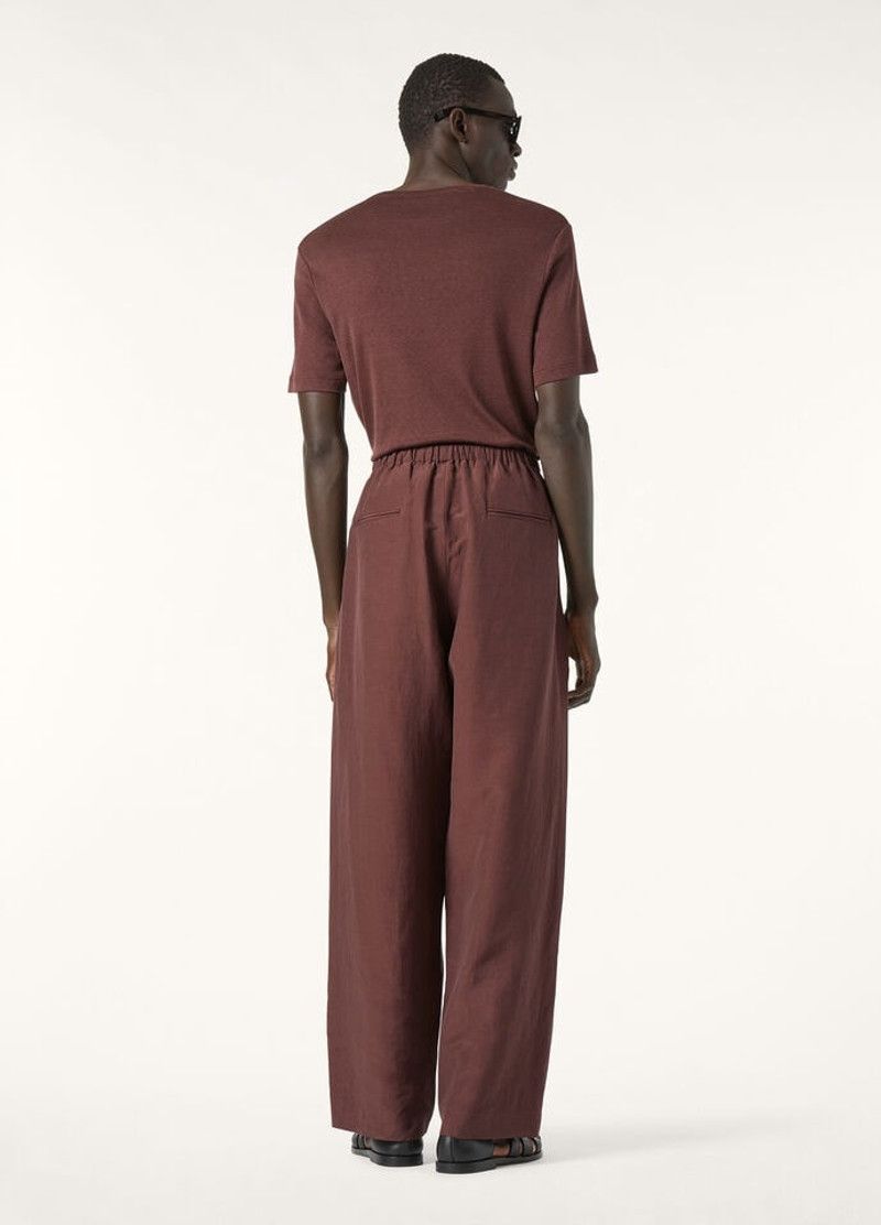 Loro Piana o1srvl11e0526 Mazzorbo T-Shirt in Burgundy Size US XL / EU 56 / 4 - 5 Thumbnail