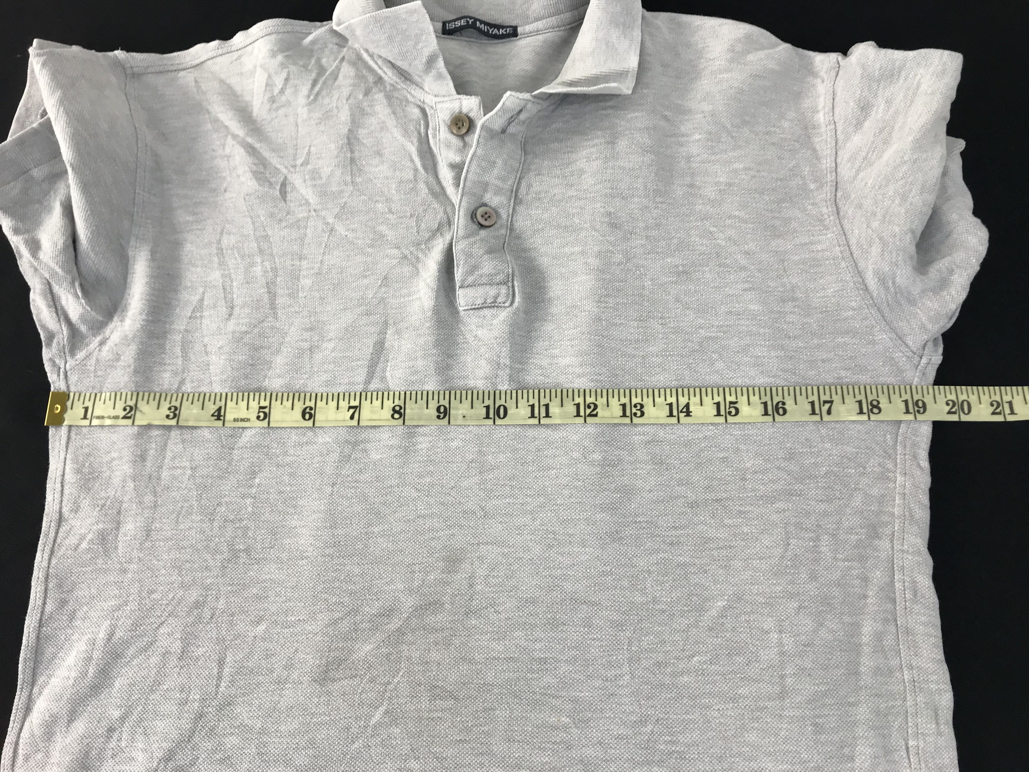Issey Miyake Vintage Issey Miyake Polo Tee Unisex Size M / US 6-8 / IT 42-44 - 8 Thumbnail