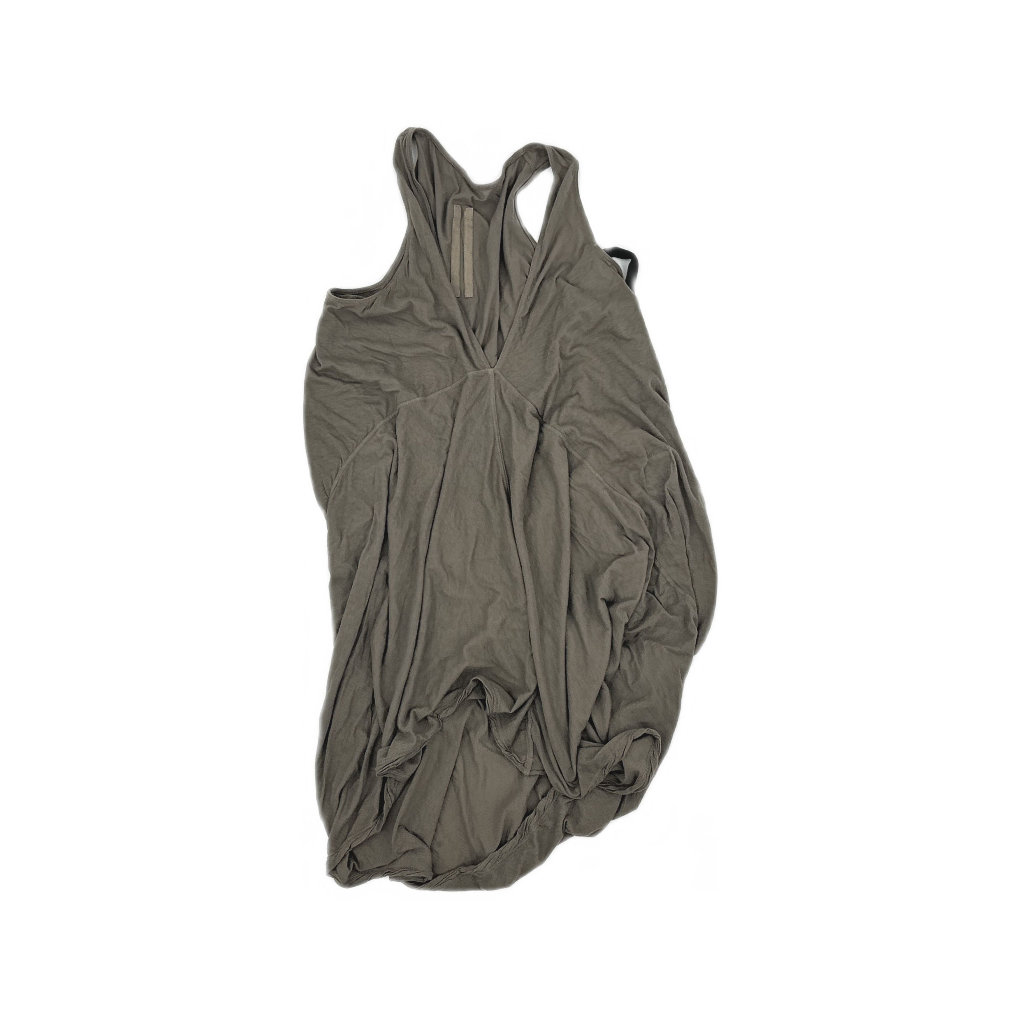 Rick Owens Drkshdw Rick Owens DRKSHDW Draped V-Neck Midi Dress XS Size XS / US 0-2 / IT 36-38 - 1 Thumbnail