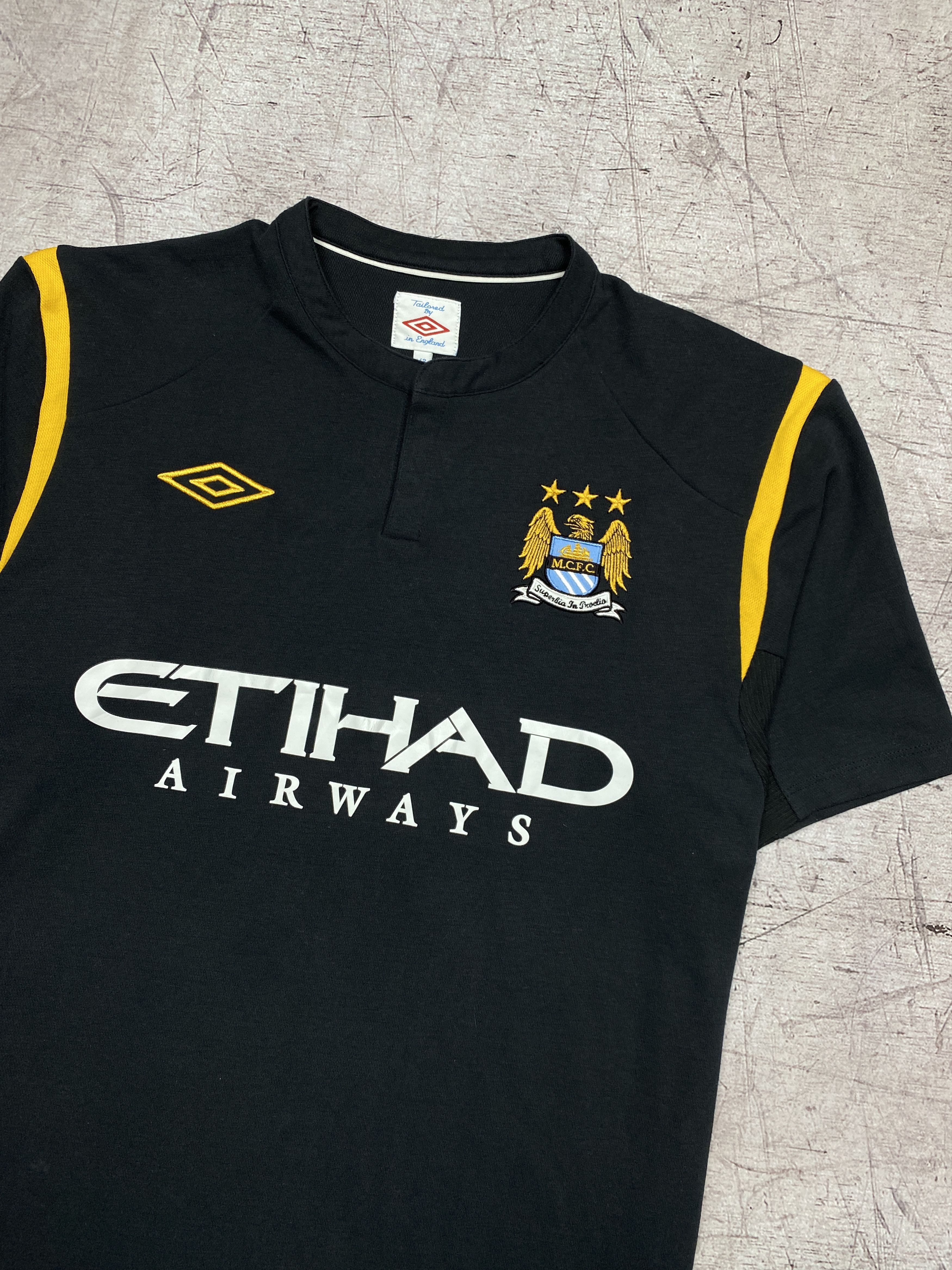 Umbro Umbro Manchester City Vintage Mens Jersey T-Shirt Size US L / EU 52-54 / 3 - 2 Thumbnail