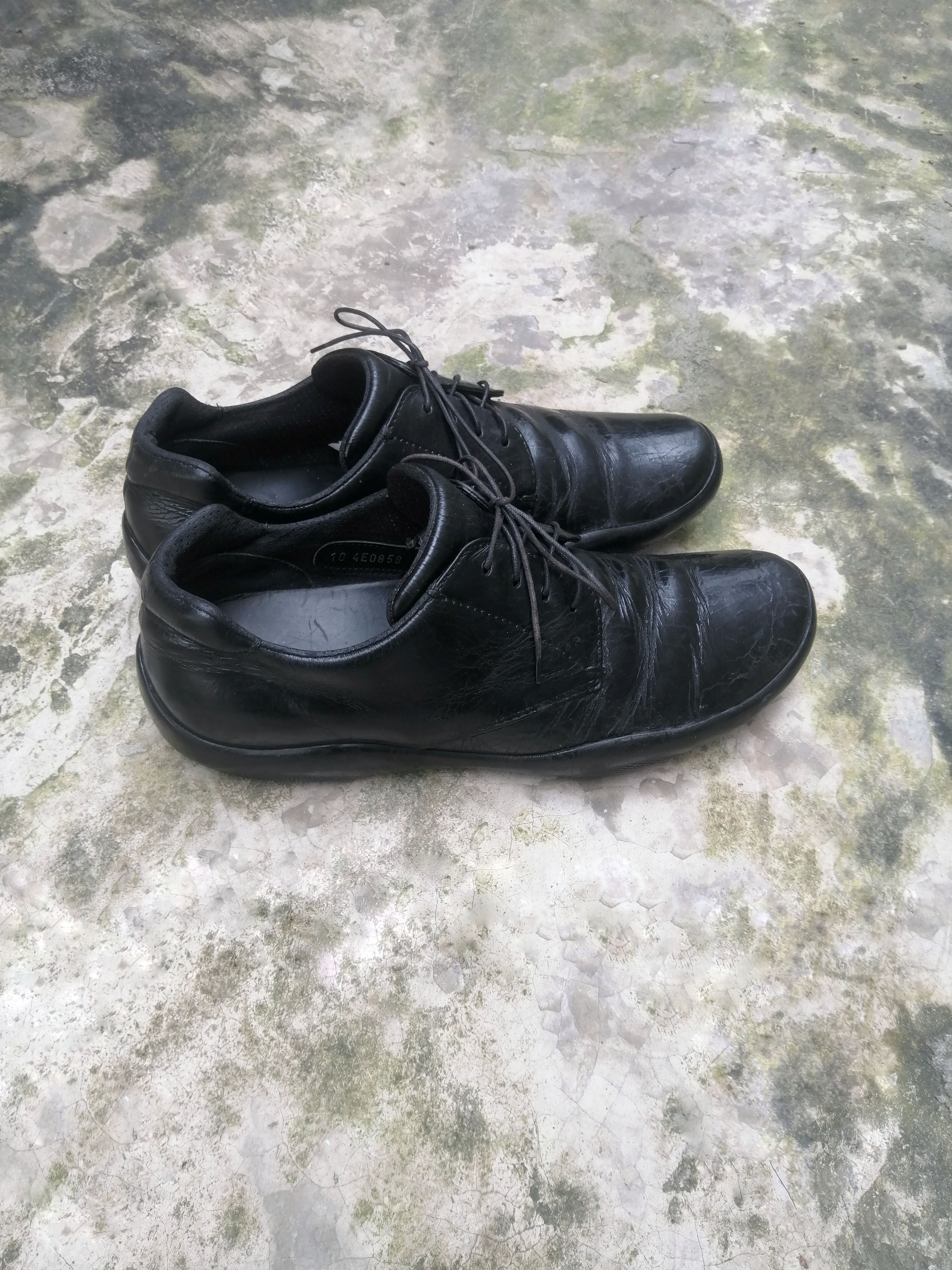Prada Prada Black Leather Derby Sneakers US 8.5 Made in Italy Size US 8.5 / EU 41-42 - 5 Thumbnail
