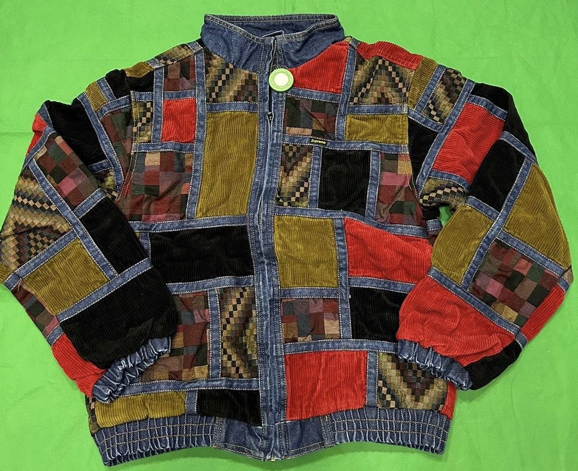 Supreme Supreme corduroy patchwork denim jacket Size US M / EU 48-50 / 2 - 1 Thumbnail