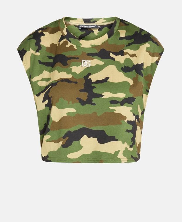 Dolce & Gabbana Crew neck t-shirt Size M / US 6-8 / IT 42-44 - 1 Thumbnail