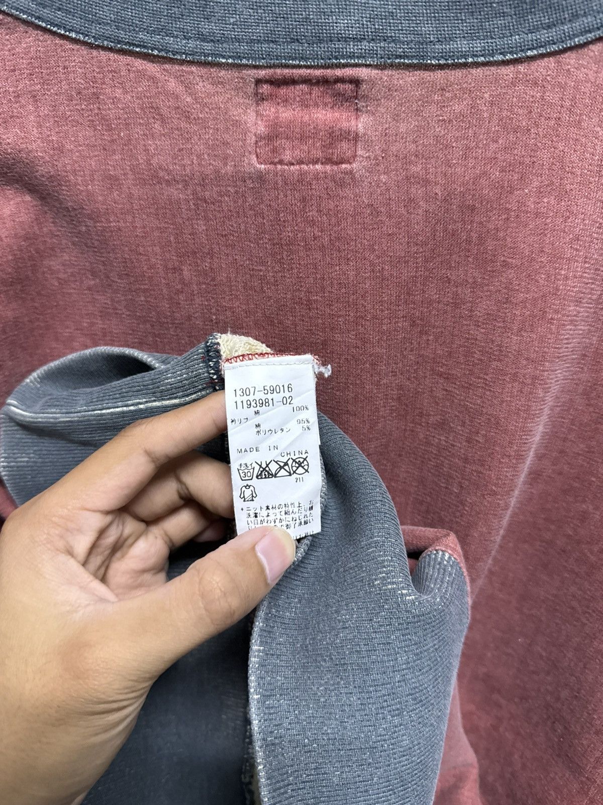 Japanese Brand 2000s Archive Wask Denim 40s Style Sweatshirt Size US S / EU 44-46 / 1 - 7 Thumbnail