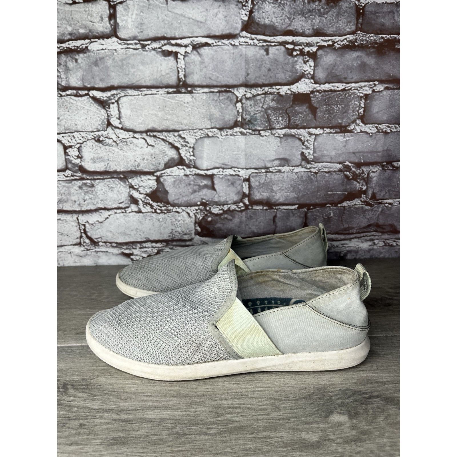 Olukai Olukai Hale’iwa Blue Tapa Silt Drop Heel Athletic Sneakers W Size US 8 / IT 38 - 11 Thumbnail