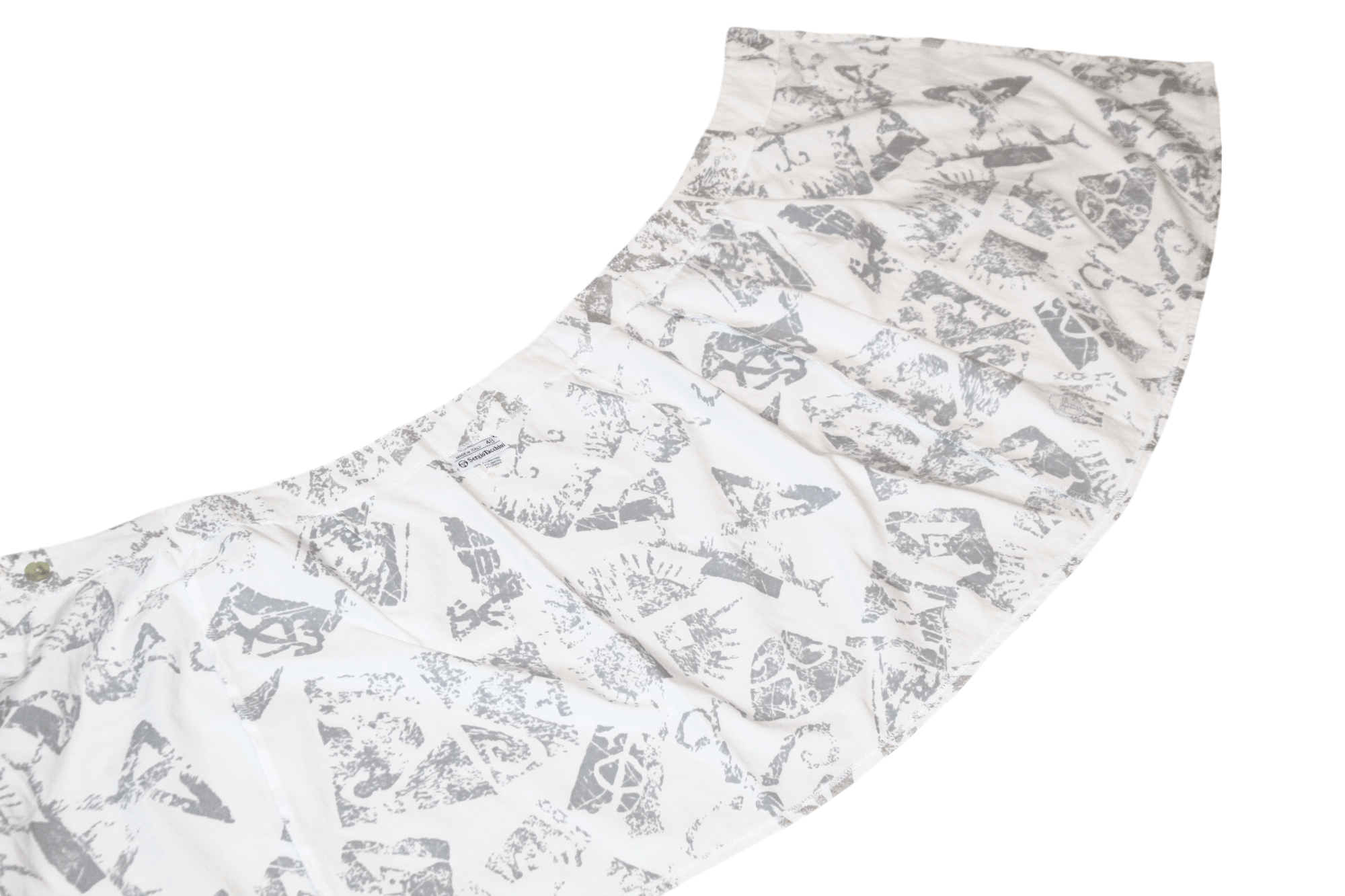 Sergio Tacchini Sergio Tacchini Abstract Glitter Coated Wrap Tennis Skirt Size 32" / US 10 / IT 46 - 9 Thumbnail