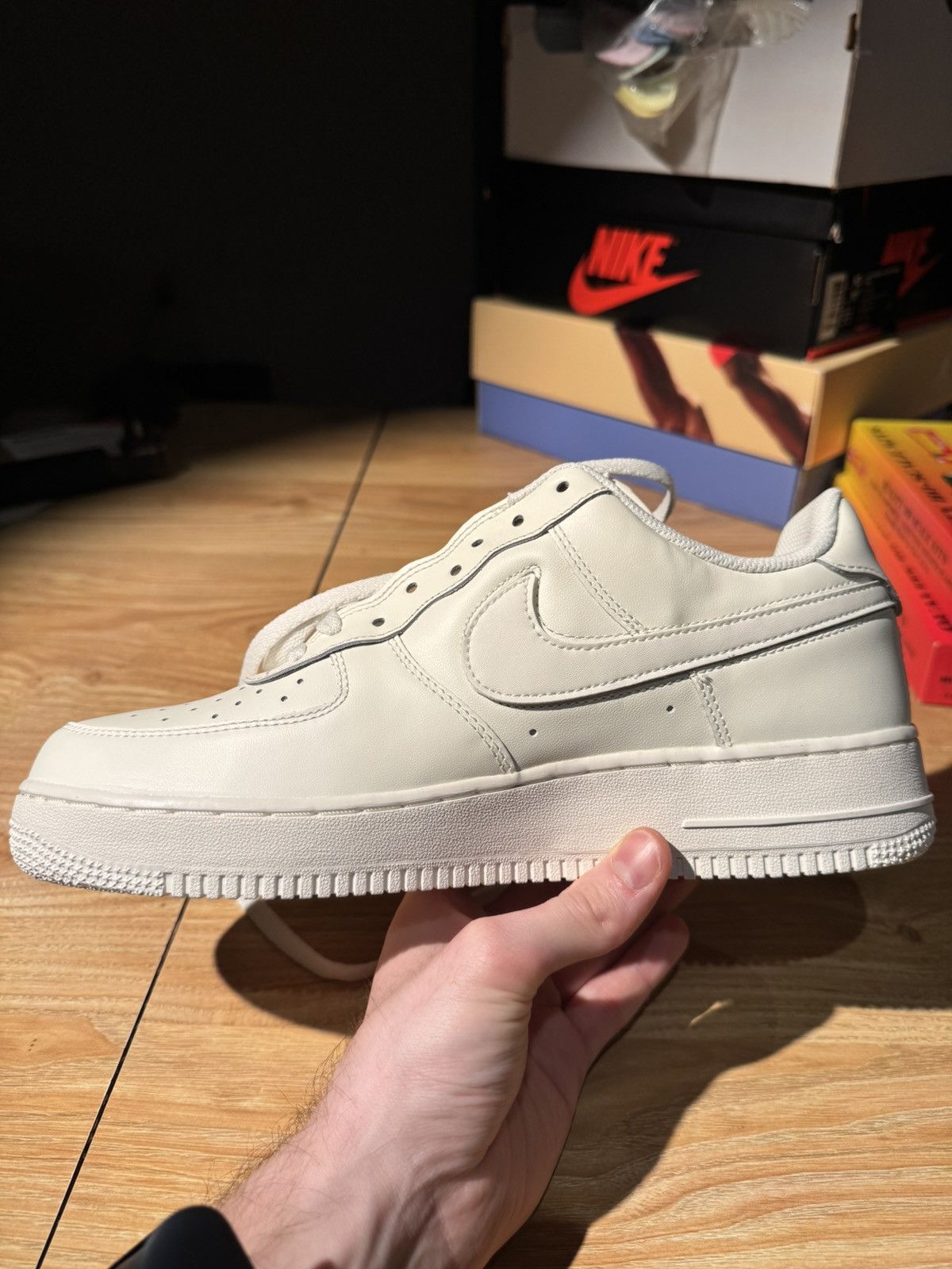 Nike Nike Air Force 1 Low Swoosh Pack All Star Sail Size US 10 / EU 43 - 5 Thumbnail