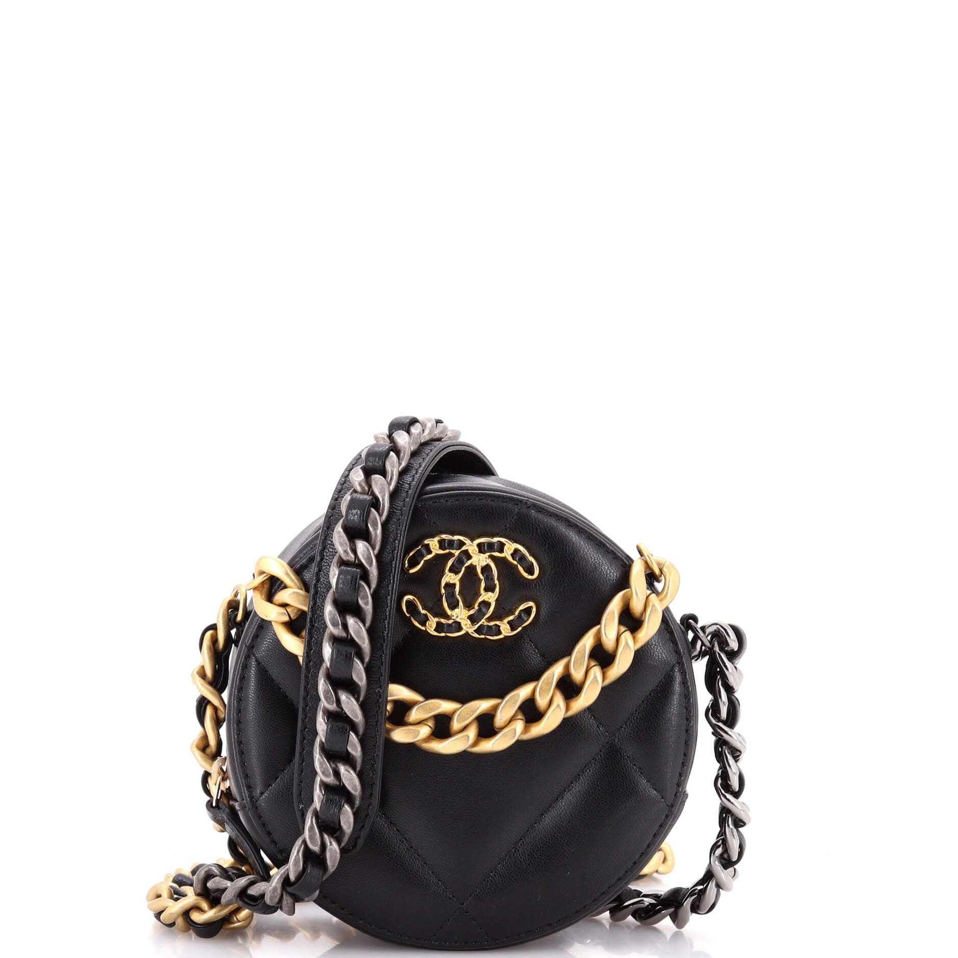 Chanel 19 Round Clutch with Chain Size ONE SIZE - 1 Thumbnail