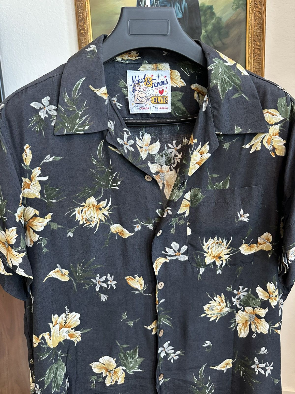Naked & Famous Naked & Famous - Aloha Shirt Silky Flowers (XL) Size US XL / EU 56 / 4 - 2 Thumbnail