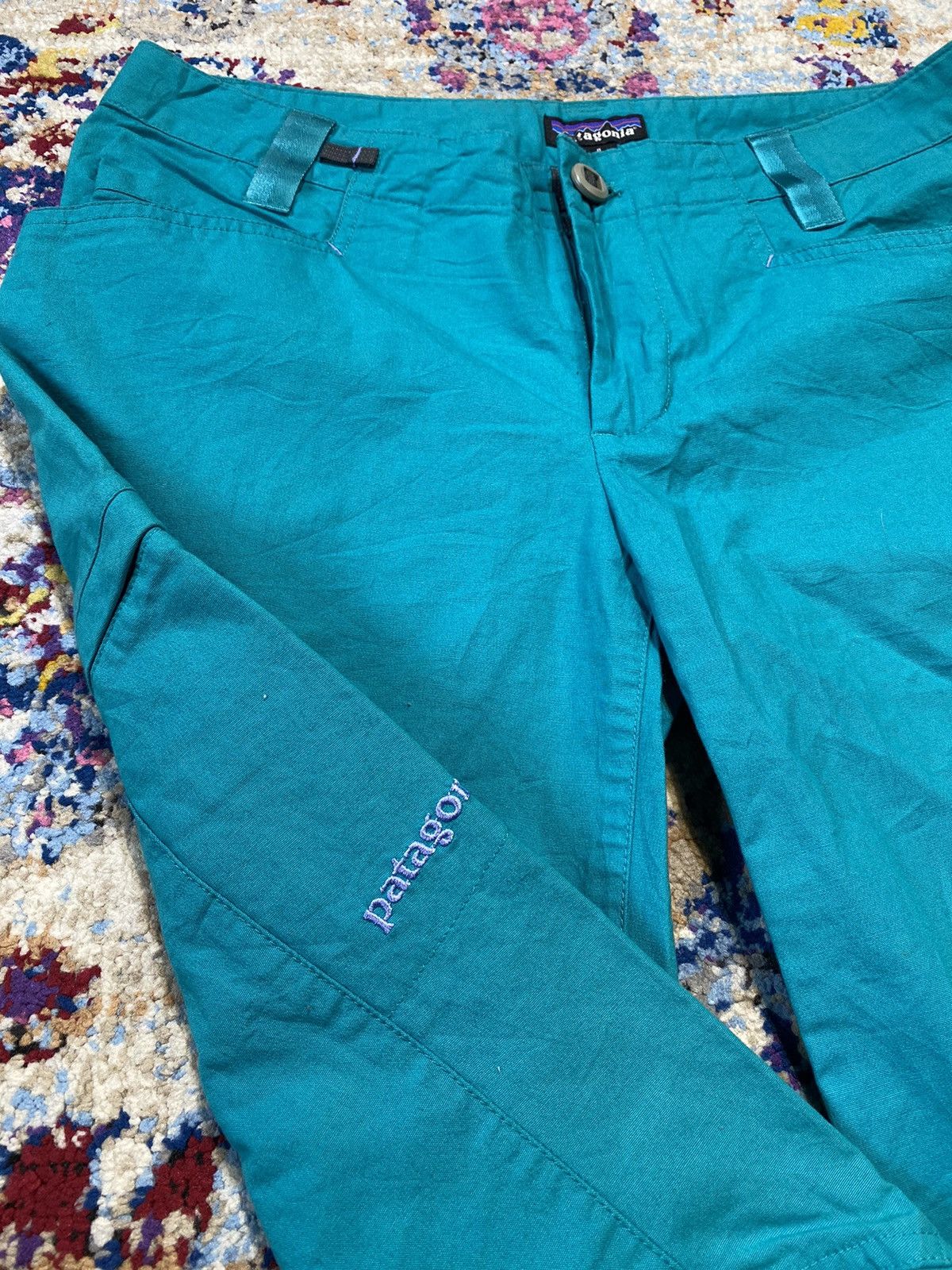 Patagonia Patagonia Climbing Hiking Rock Venga Turqoise Shorts Size US 32 / EU 48 - 3 Thumbnail
