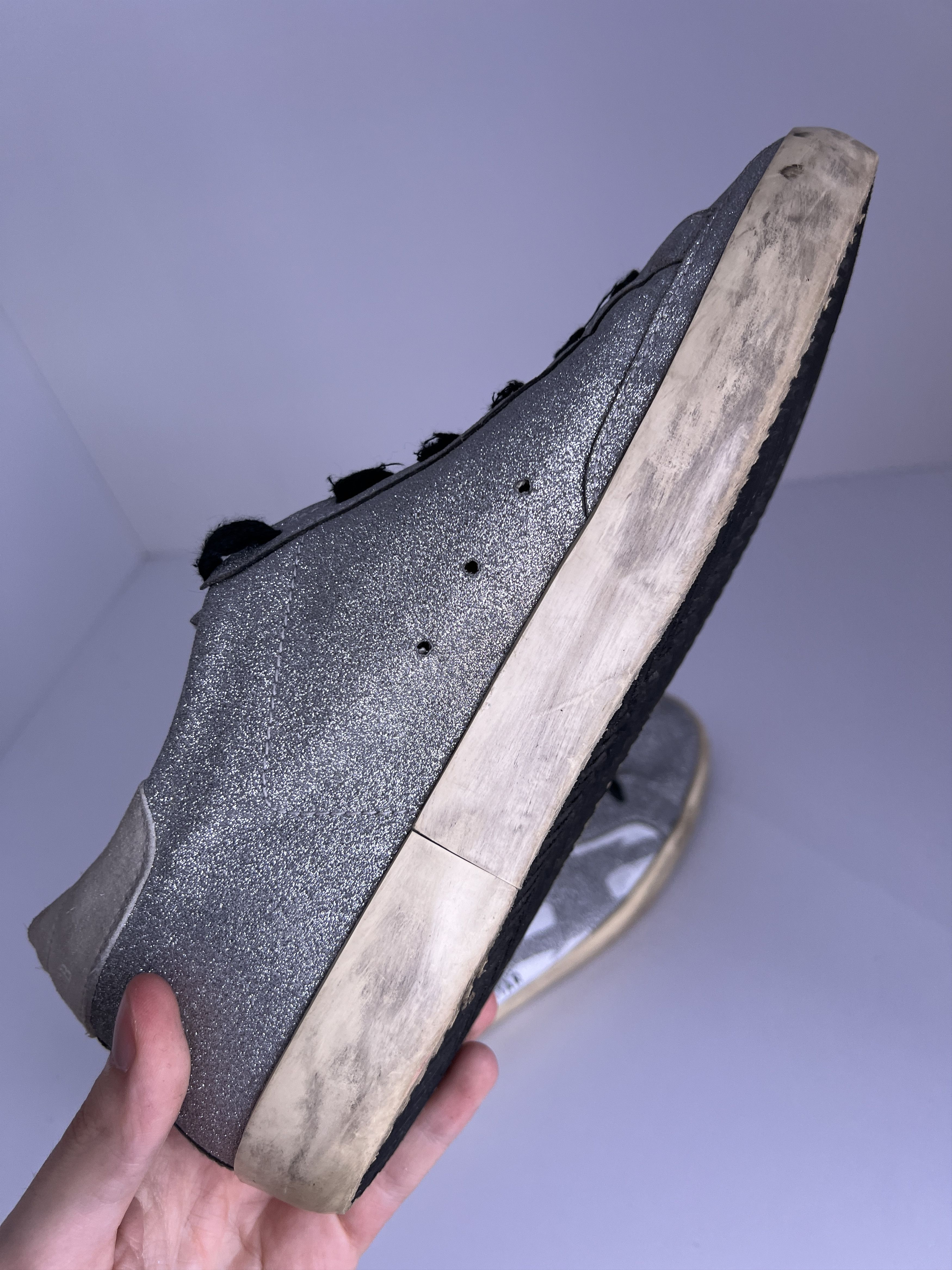 Golden Goose × Vintage Vintage GOLDEN GOOSE Superstar Sneakers Size US 7 / EU 40 - 24 Thumbnail