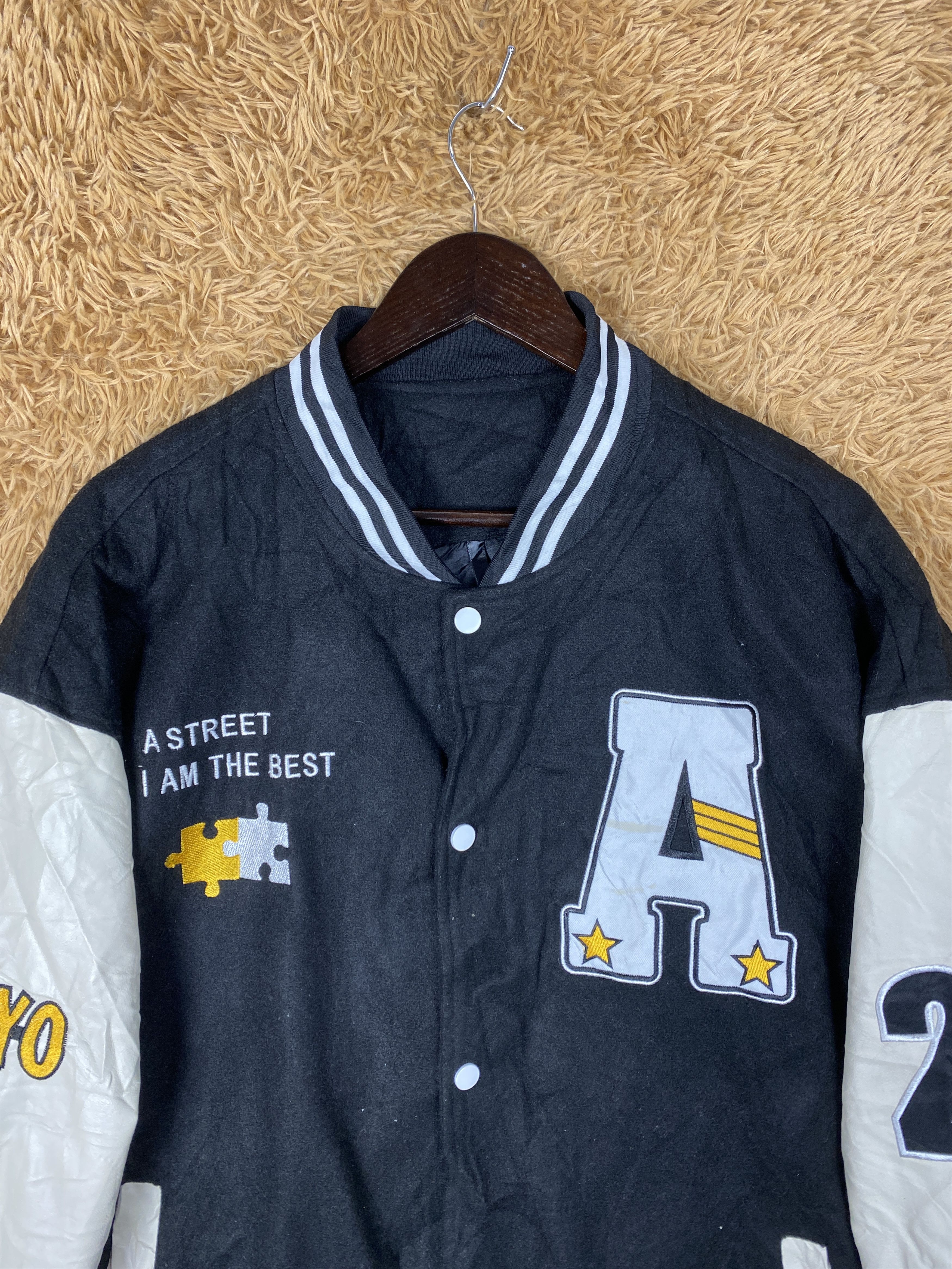 Japanese Brand Vintage Japanese Brand Varsity Jacket PJ2609 Size US XXL / EU 58 / 5 - 2 Thumbnail