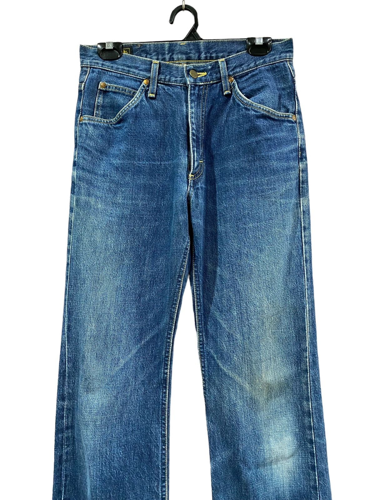 Lee Vintage Lee Boot Cut Flare Distressed Jeans W30” Size US 30 / EU 46 - 3 Thumbnail