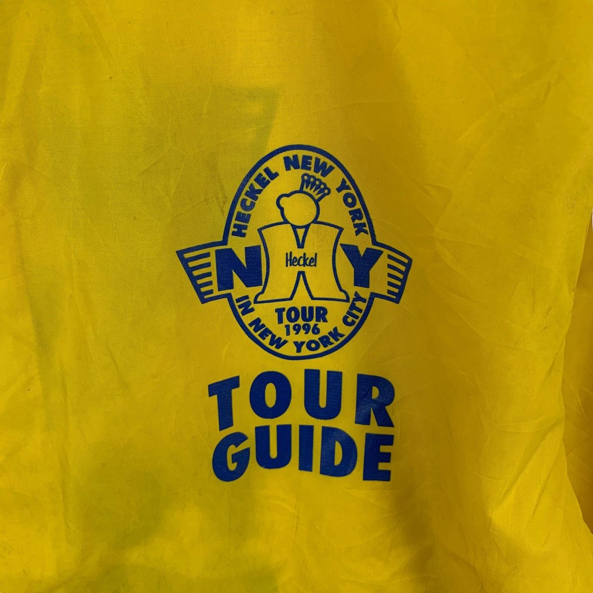 Other Vintage 1996 HECKEL NEW YORK Tour Guide Jacket Windbreaker Size US XL / EU 56 / 4 - 2 Thumbnail