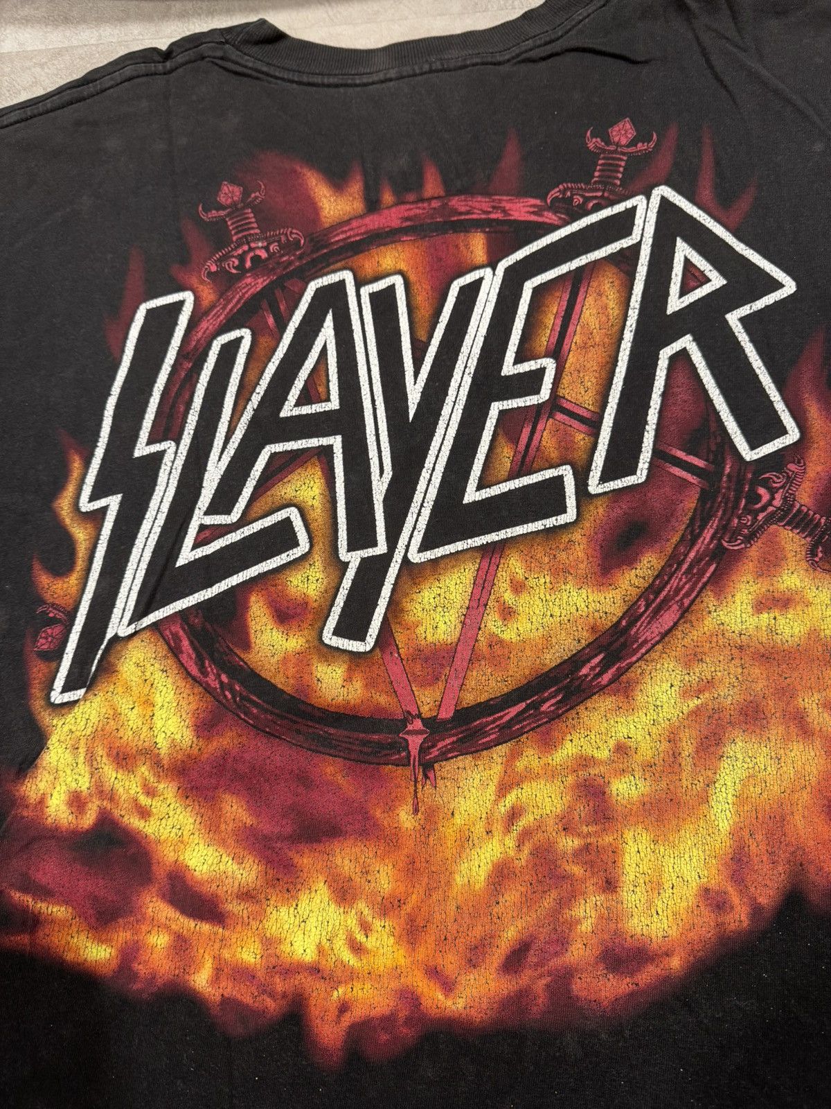 Vintage Vtg Slayer Size US XL / EU 56 / 4 - 11 Thumbnail